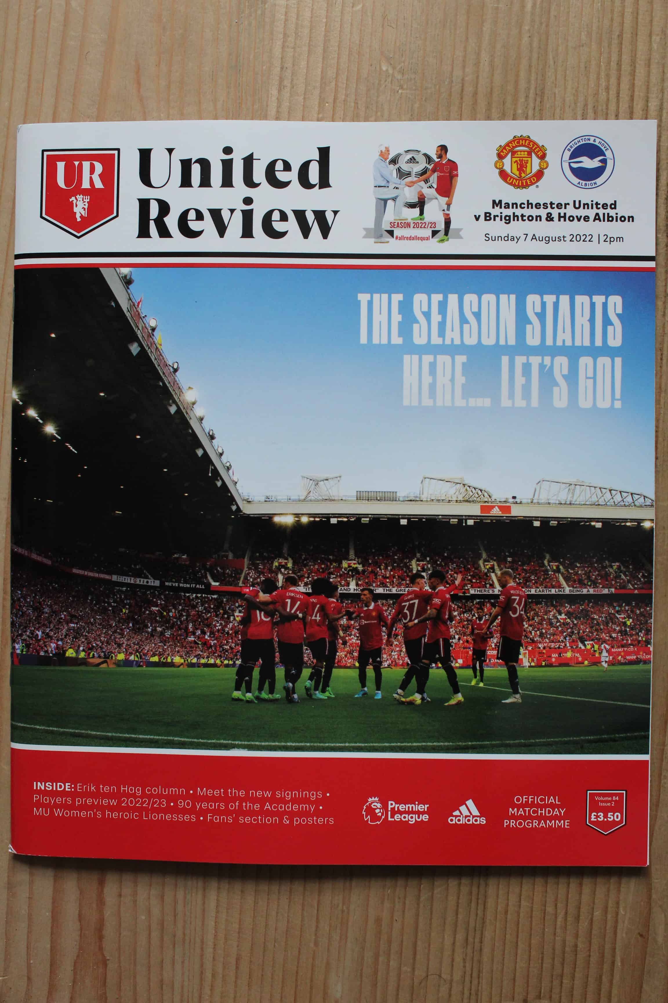 Manchester United FC v Brighton & Hove Albion FC