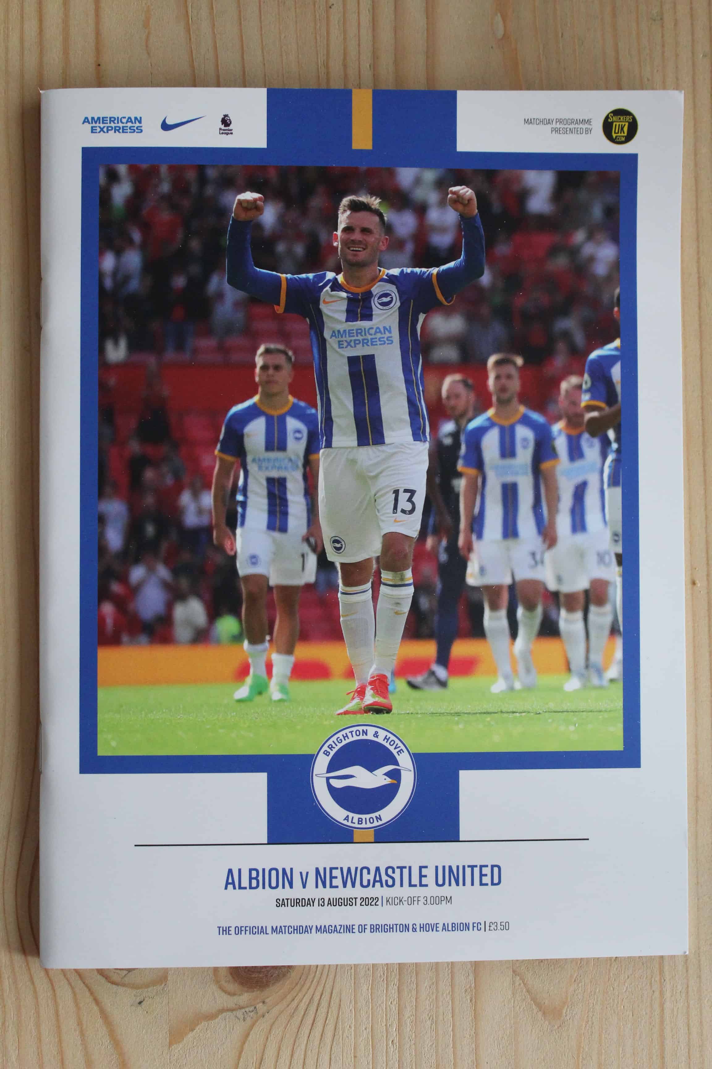 Brighton & Hove Albion FC v Newcastle United FC