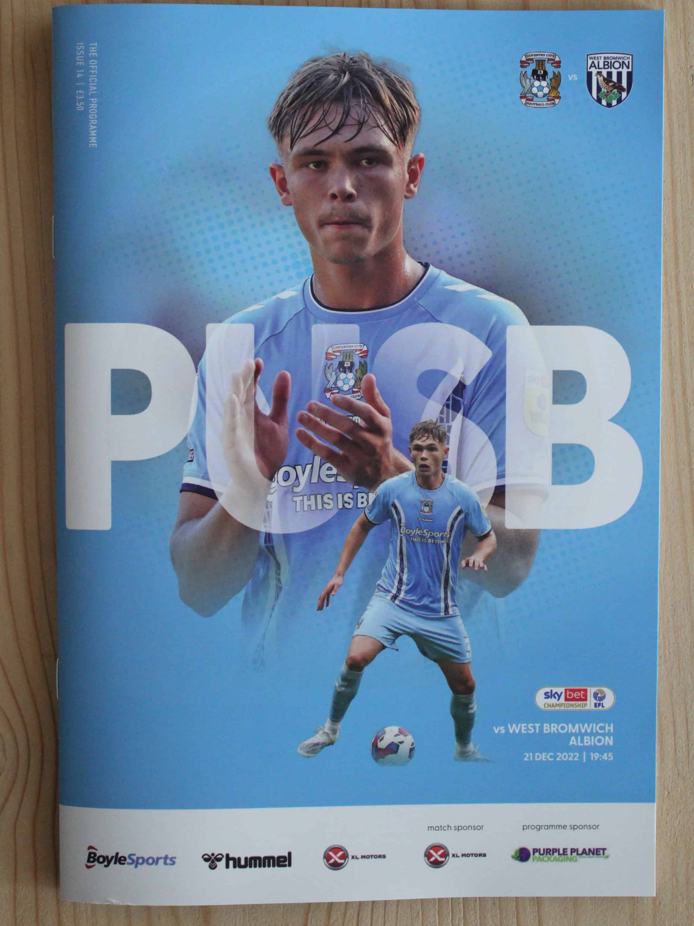 Coventry City FC v West Bromwich Albion FC 