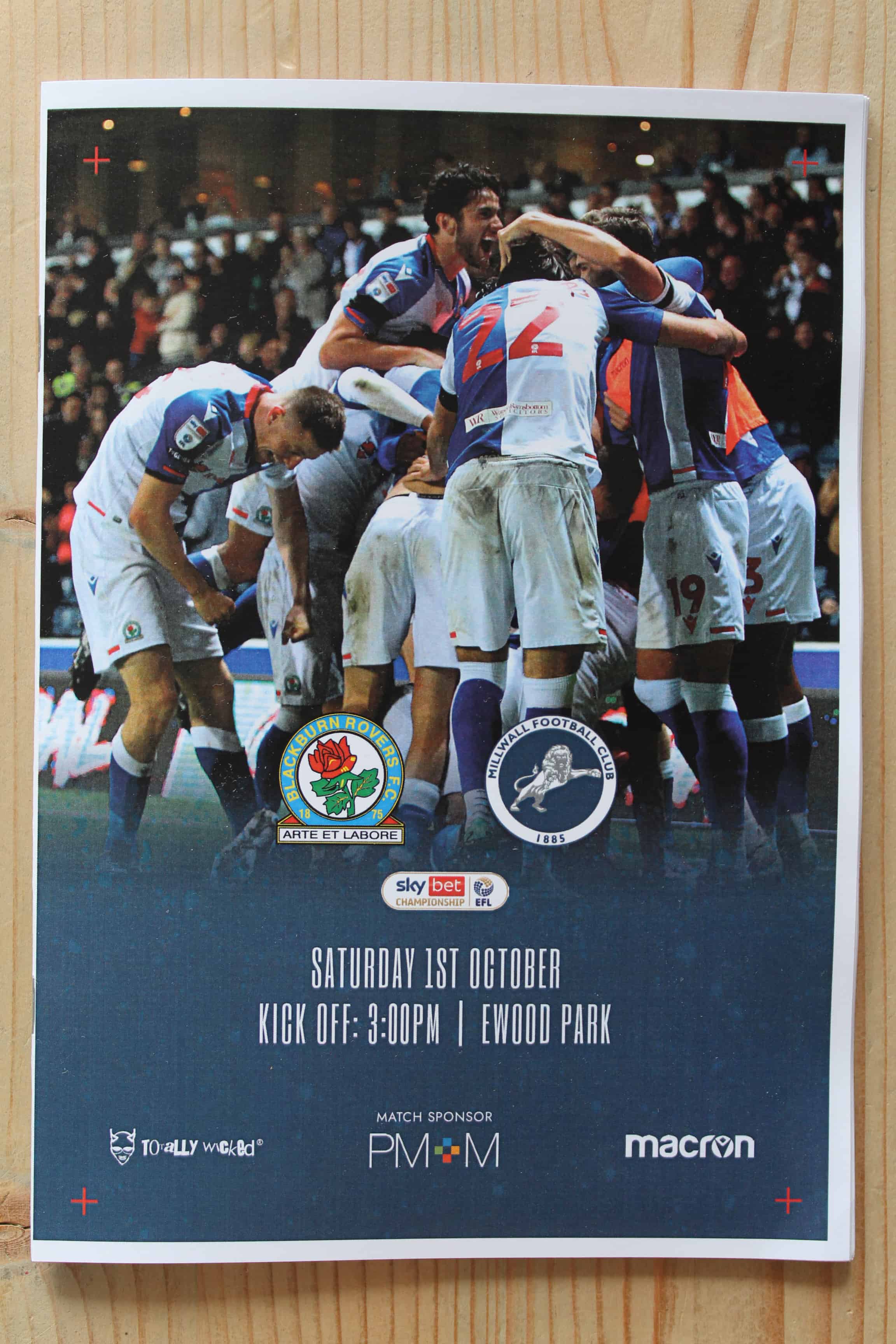 Blackburn Rovers FC v Millwall FC