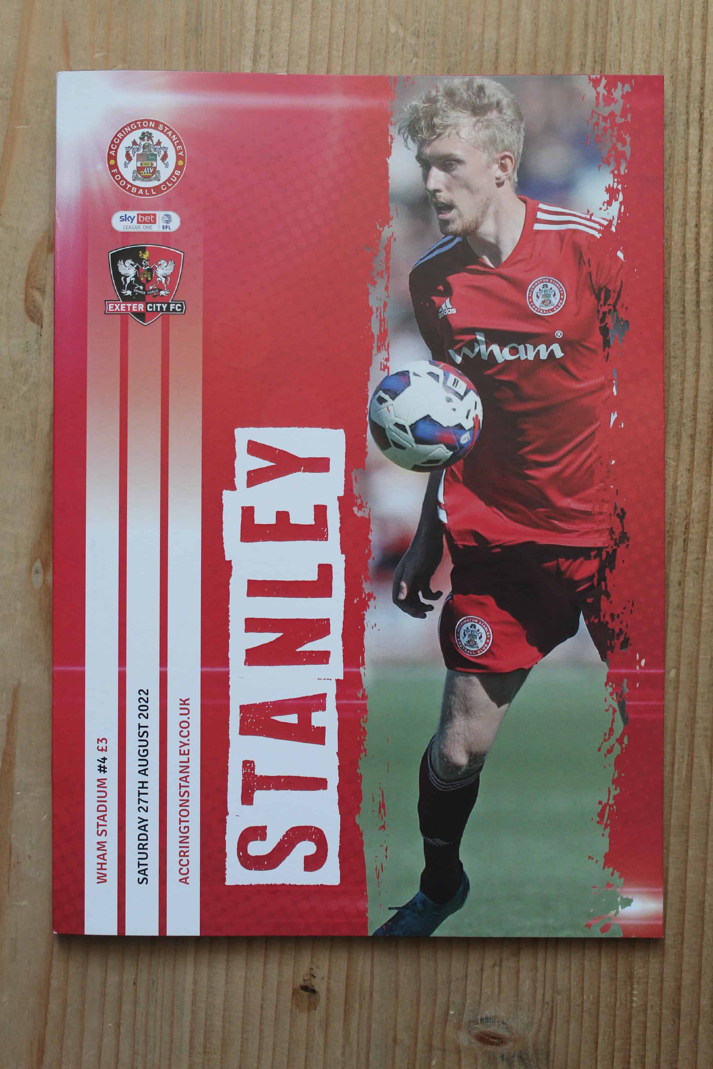 Accrington Stanley FC v Exeter City FC