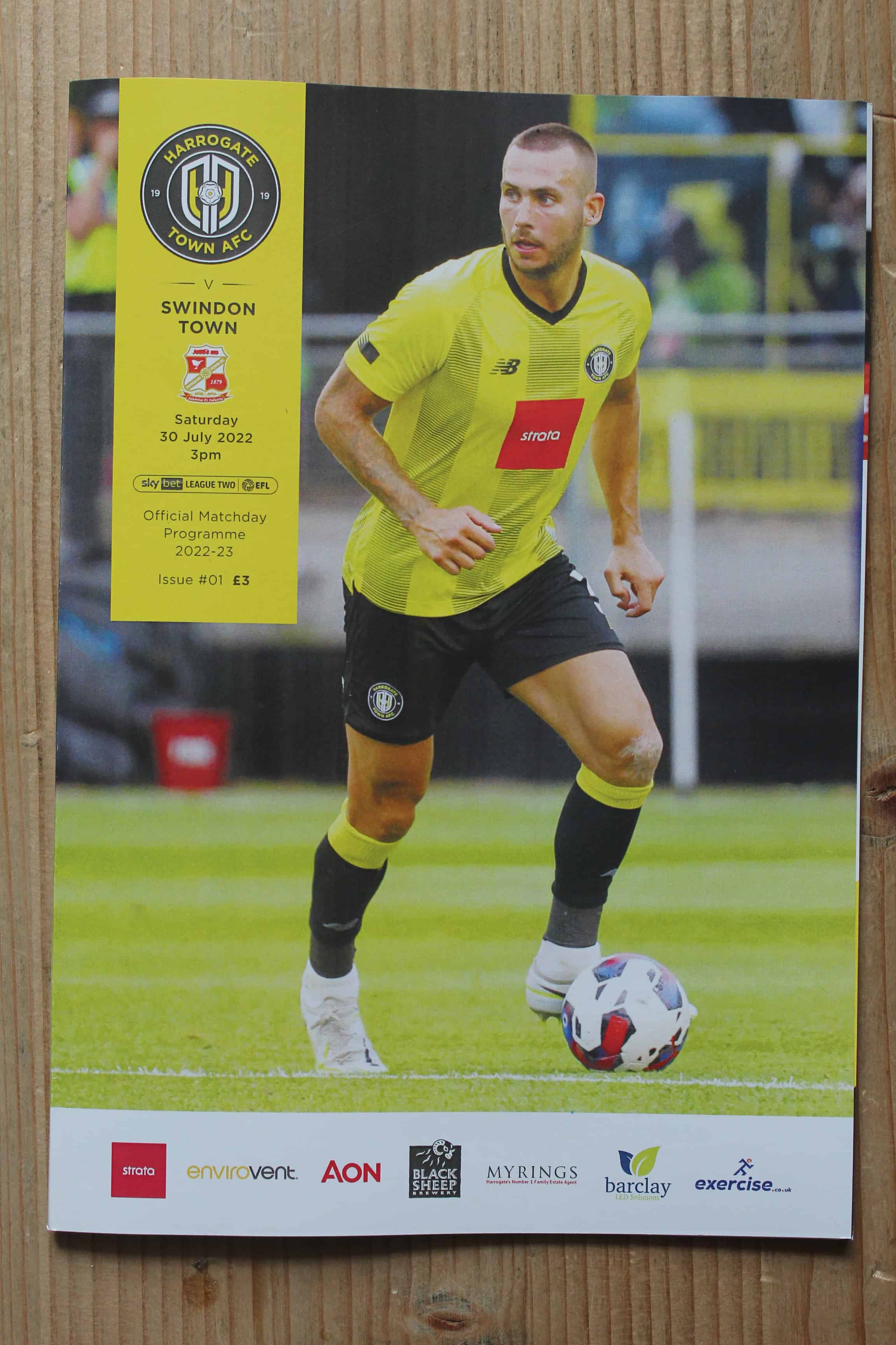 Harrogate Town  v Swindon Town FC