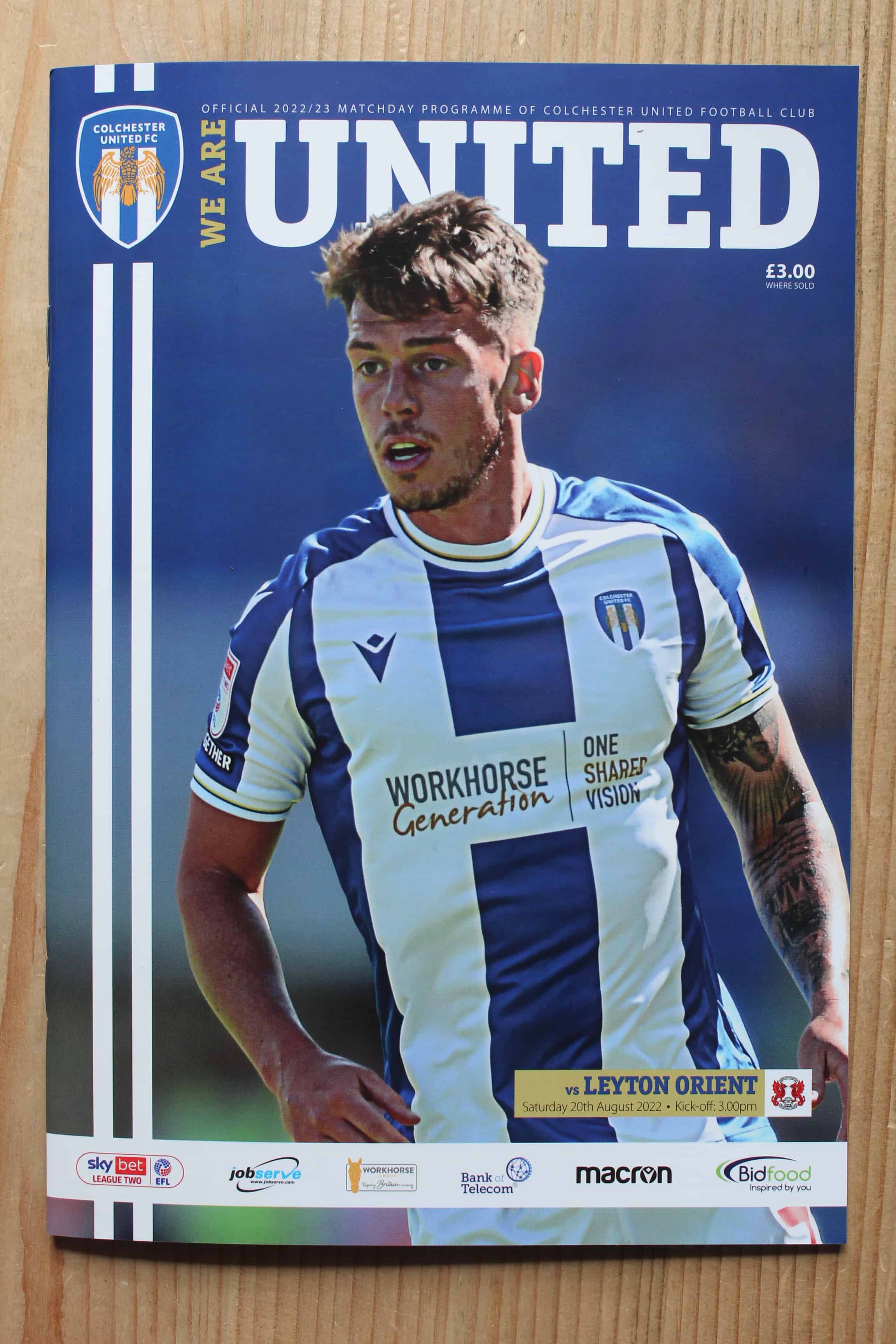 Colchester United FC v Leyton Orient FC