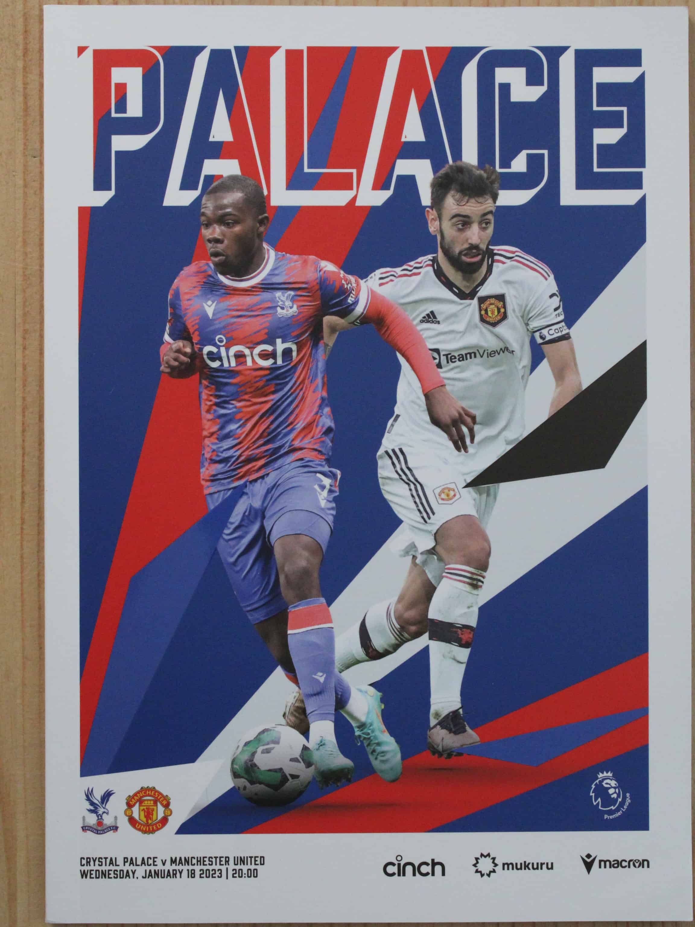 Crystal Palace FC v Manchester United FC