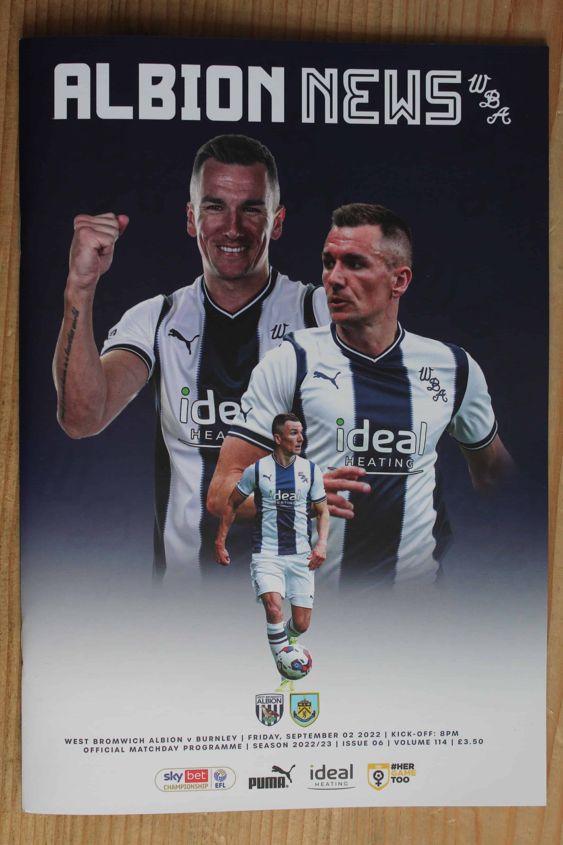 West Bromwich Albion FC  v Burnley FC