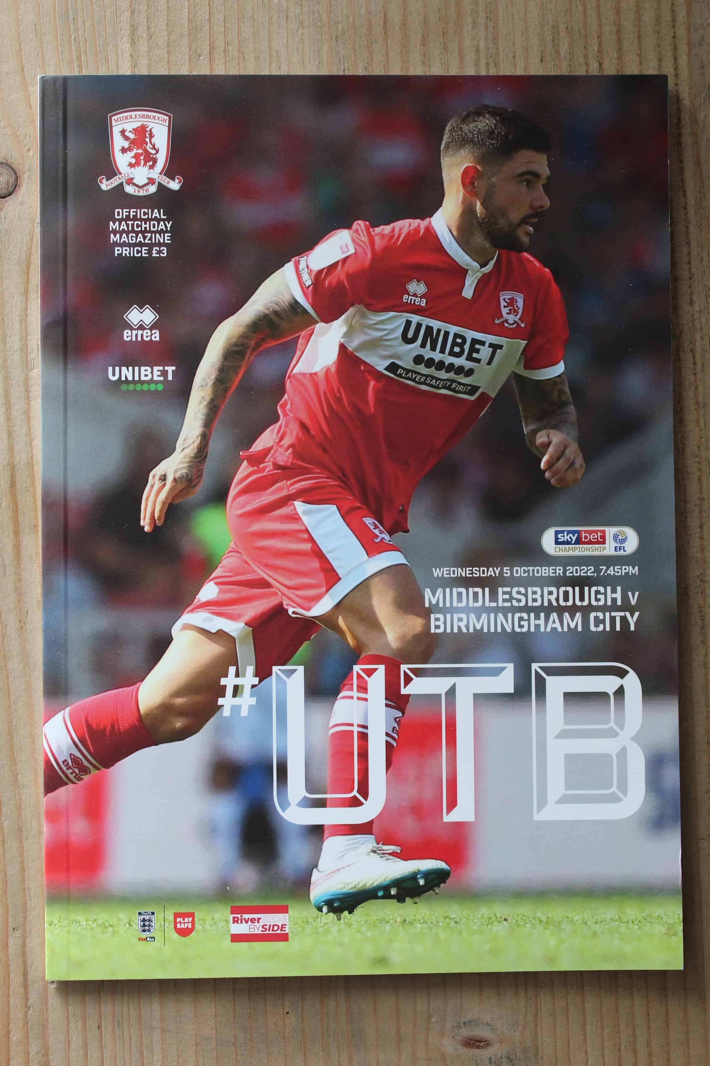 Middlesbrough FC v Birmingham City FC