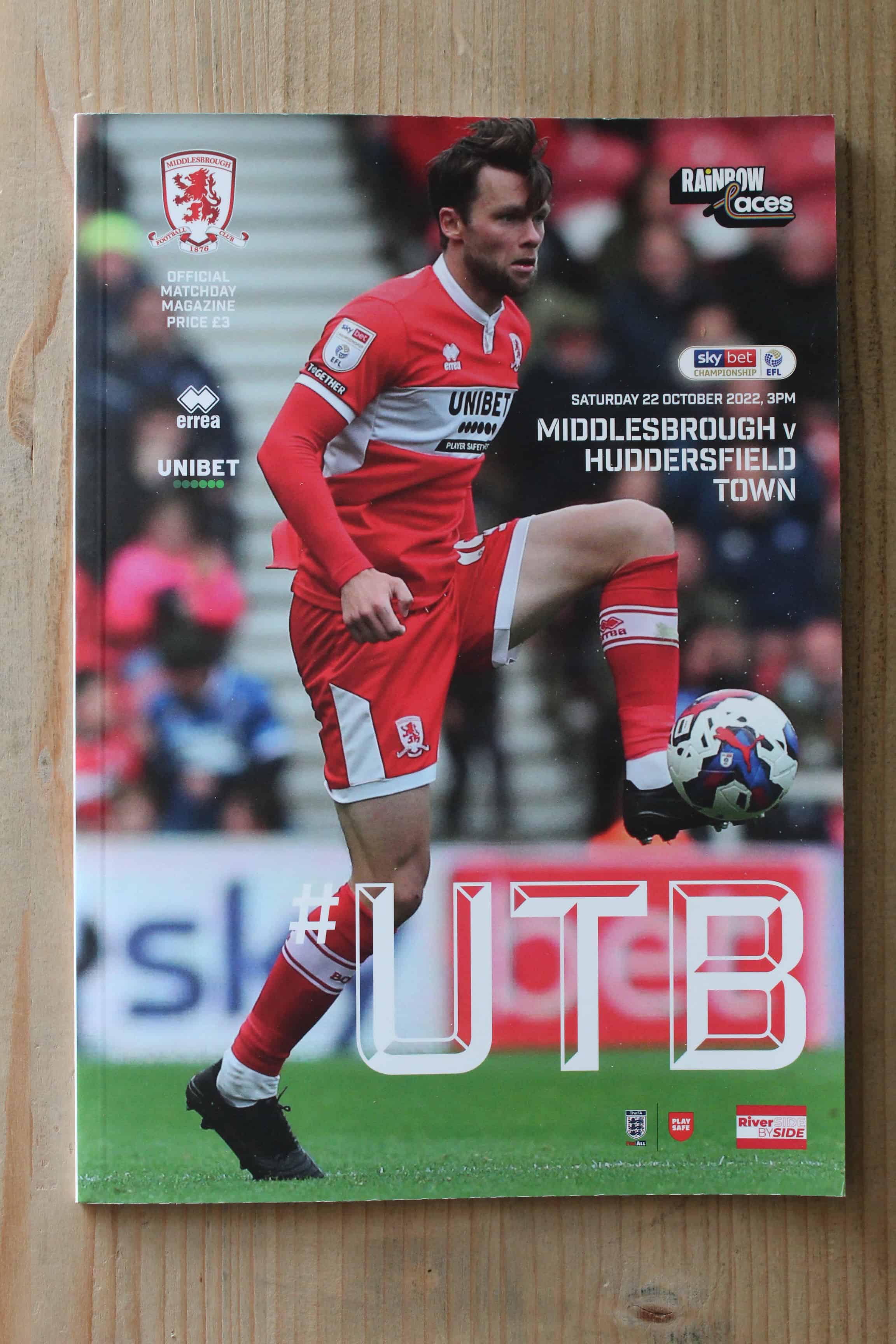 Middlesbrough FC v Huddersfield Town FC