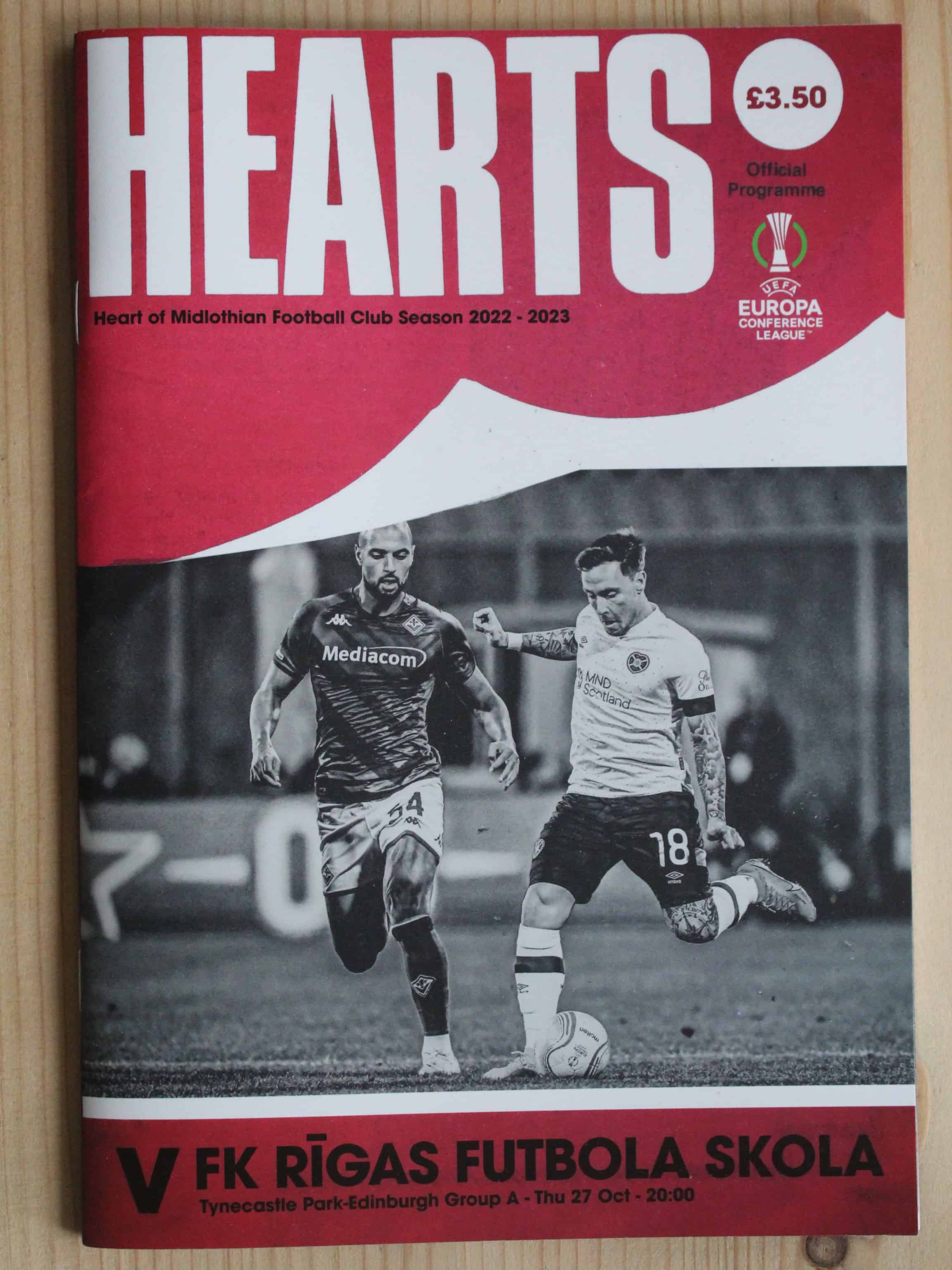 Heart Of Midlothian (Hearts) v Rigas Futbola Skola