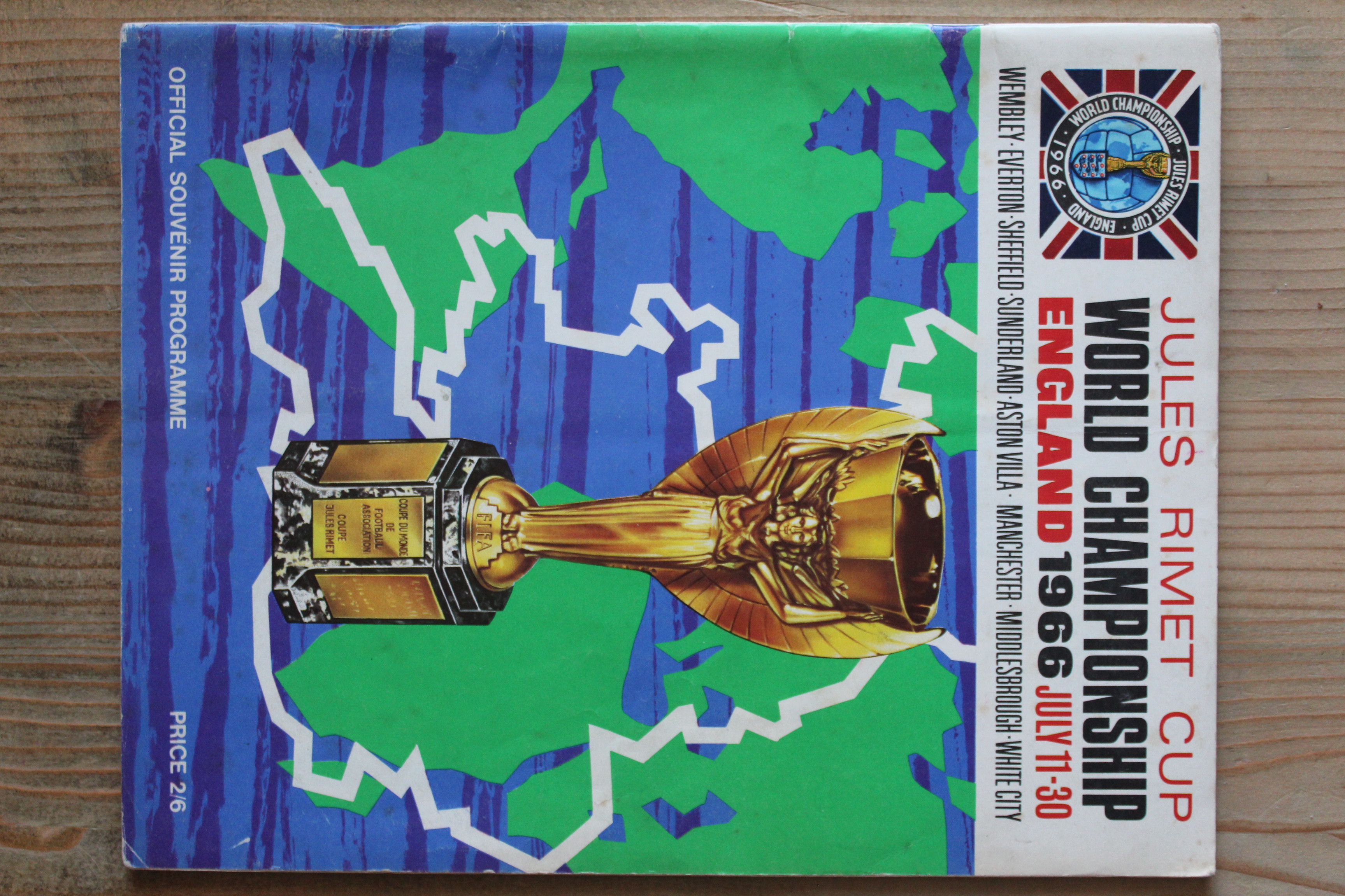 1966 World Cup Tournament Programme v 1966 World Cup Tournament Programme