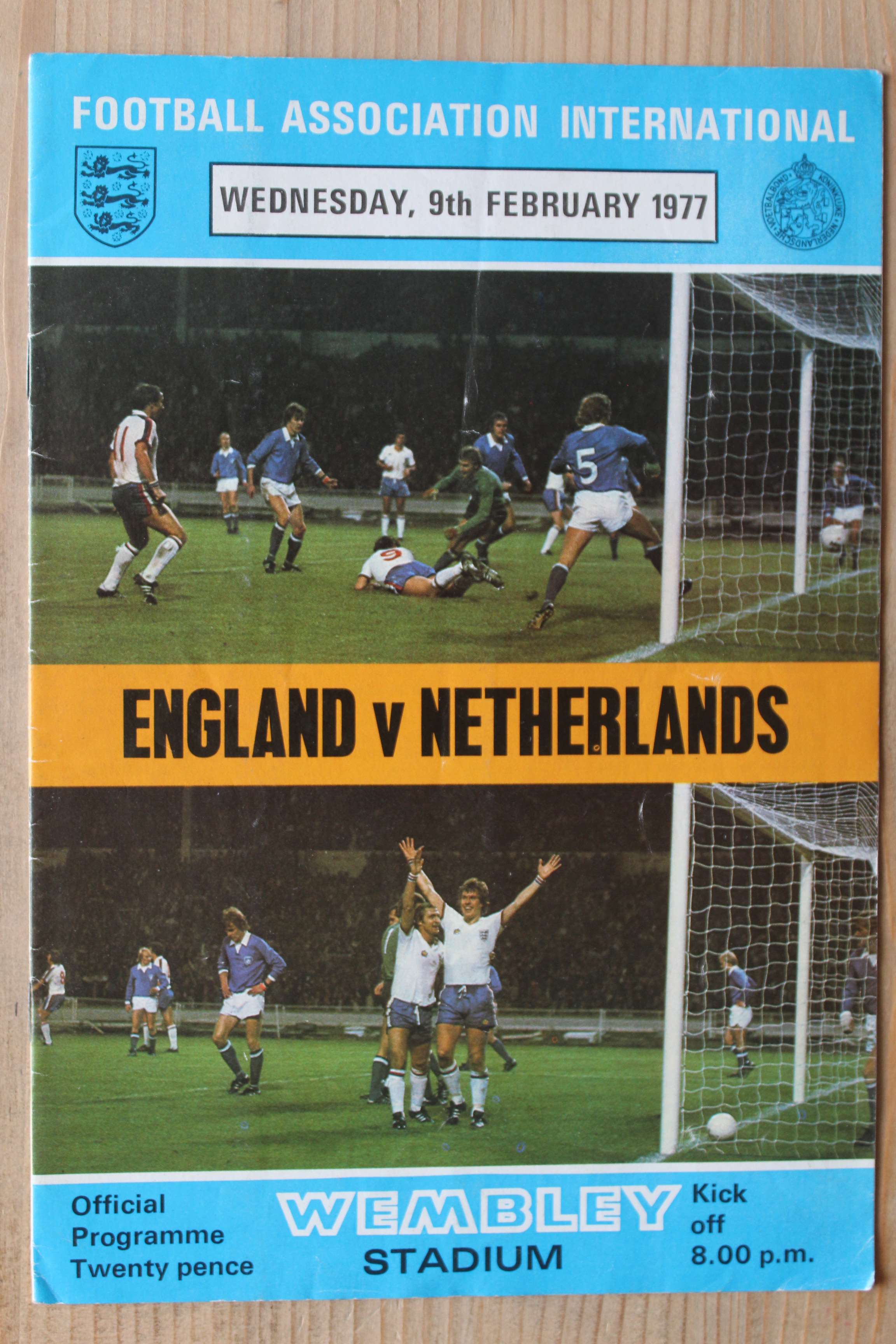 England v Netherlands (Holland)