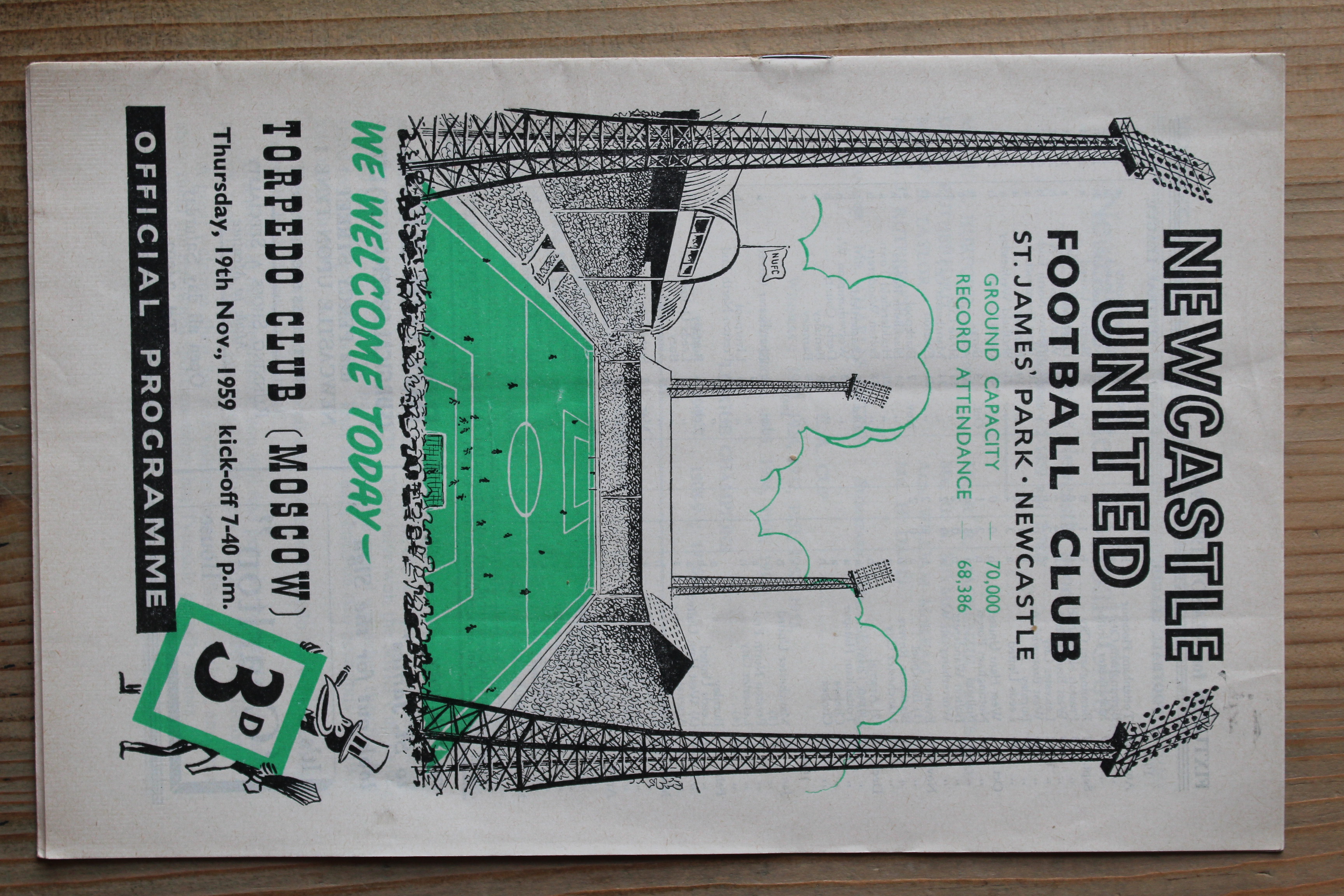 Newcastle United FC v Torpedo Club (Moscow)