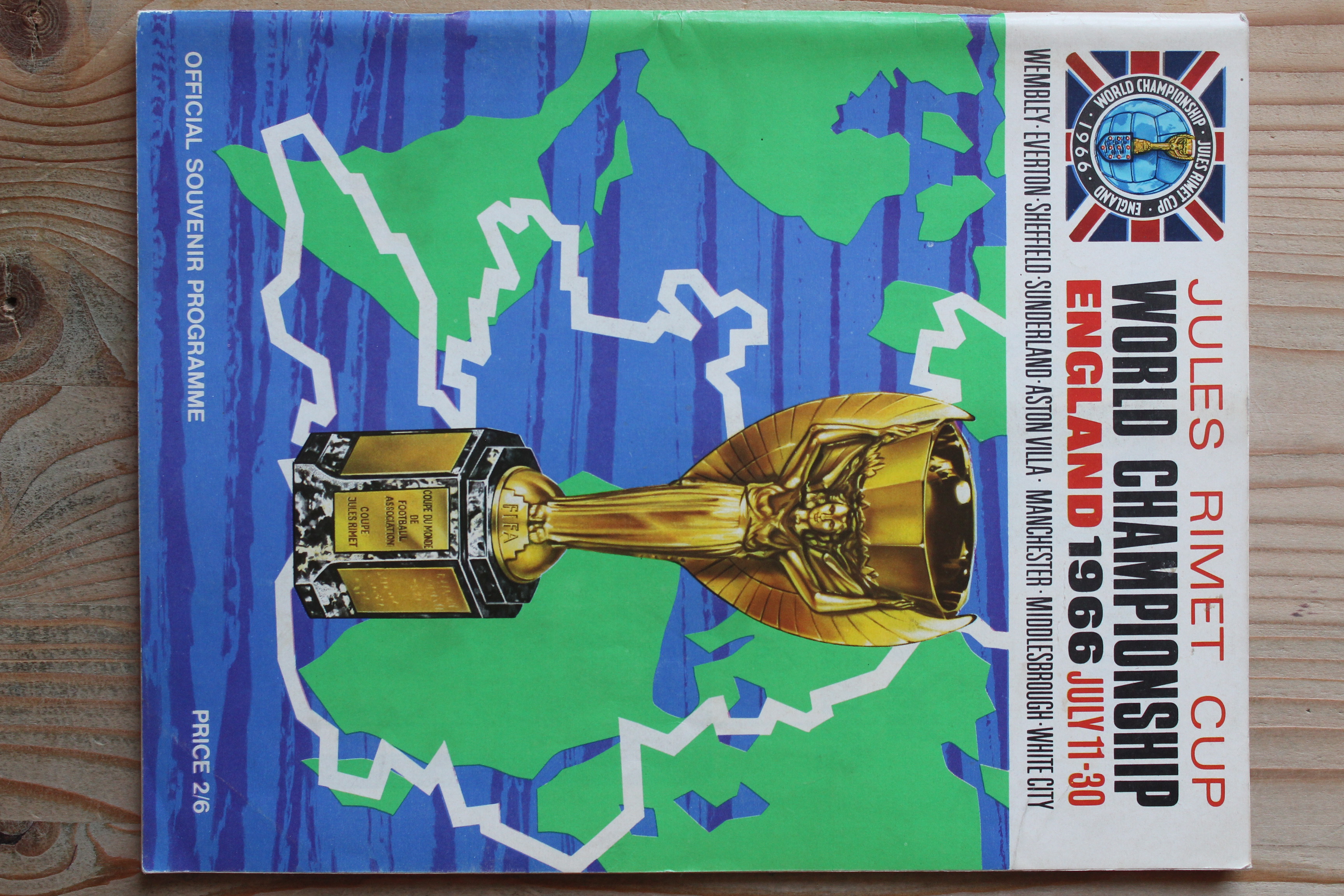 1966 World Cup Tournament Programme v 1966 World Cup Tournament Programme