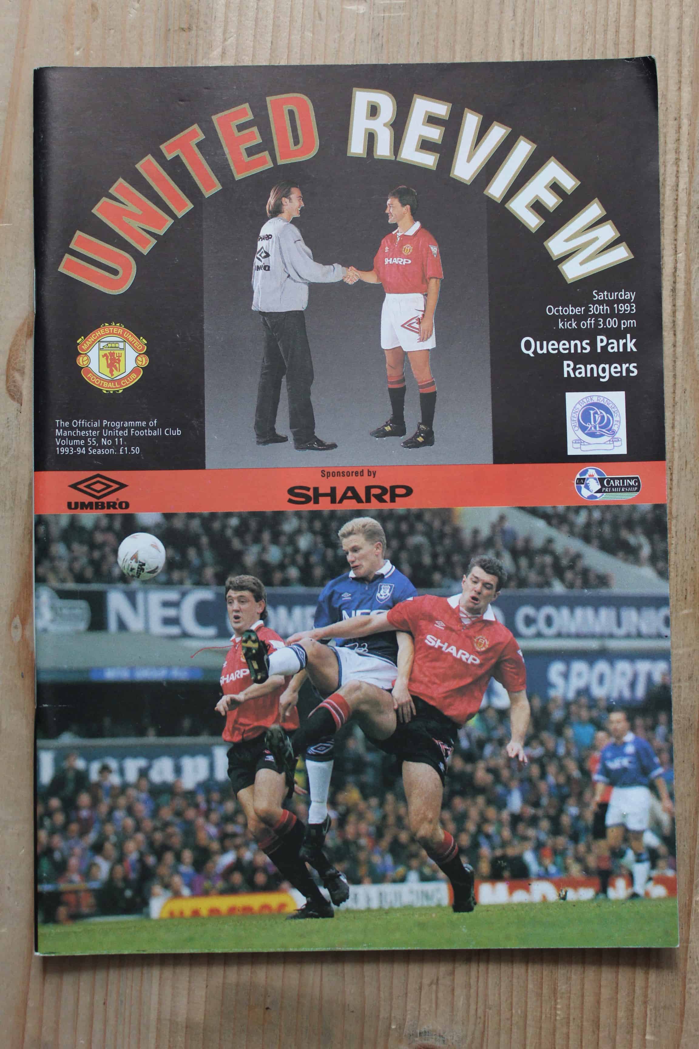 Manchester United FC v Queens Park Rangers FC