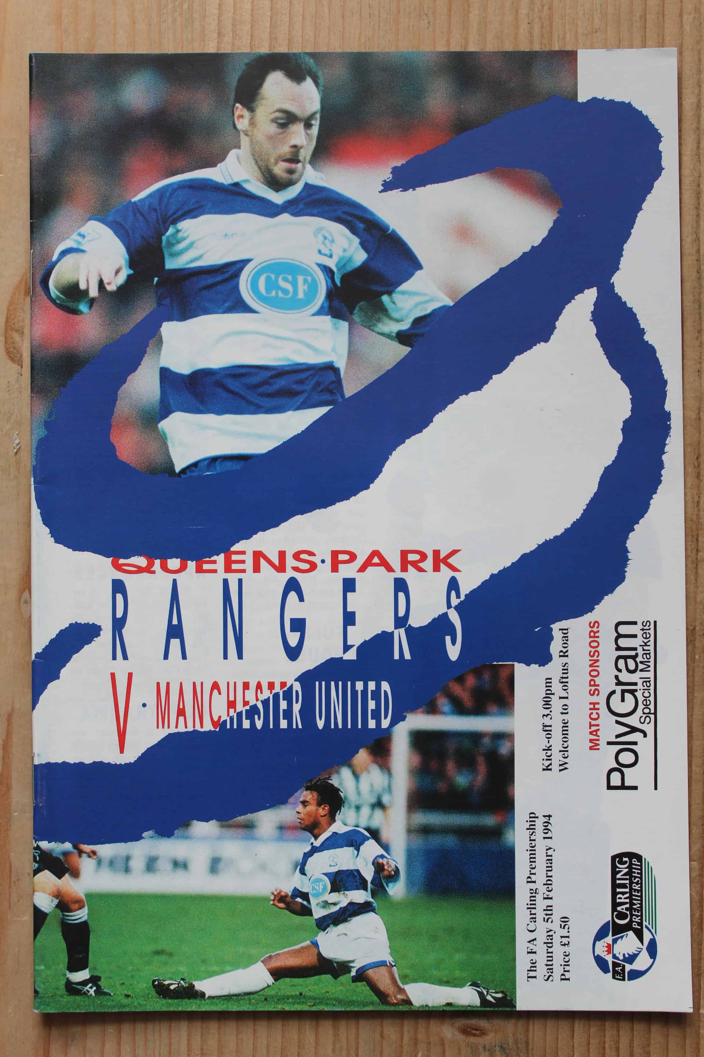 Queens Park Rangers FC v Manchester United FC