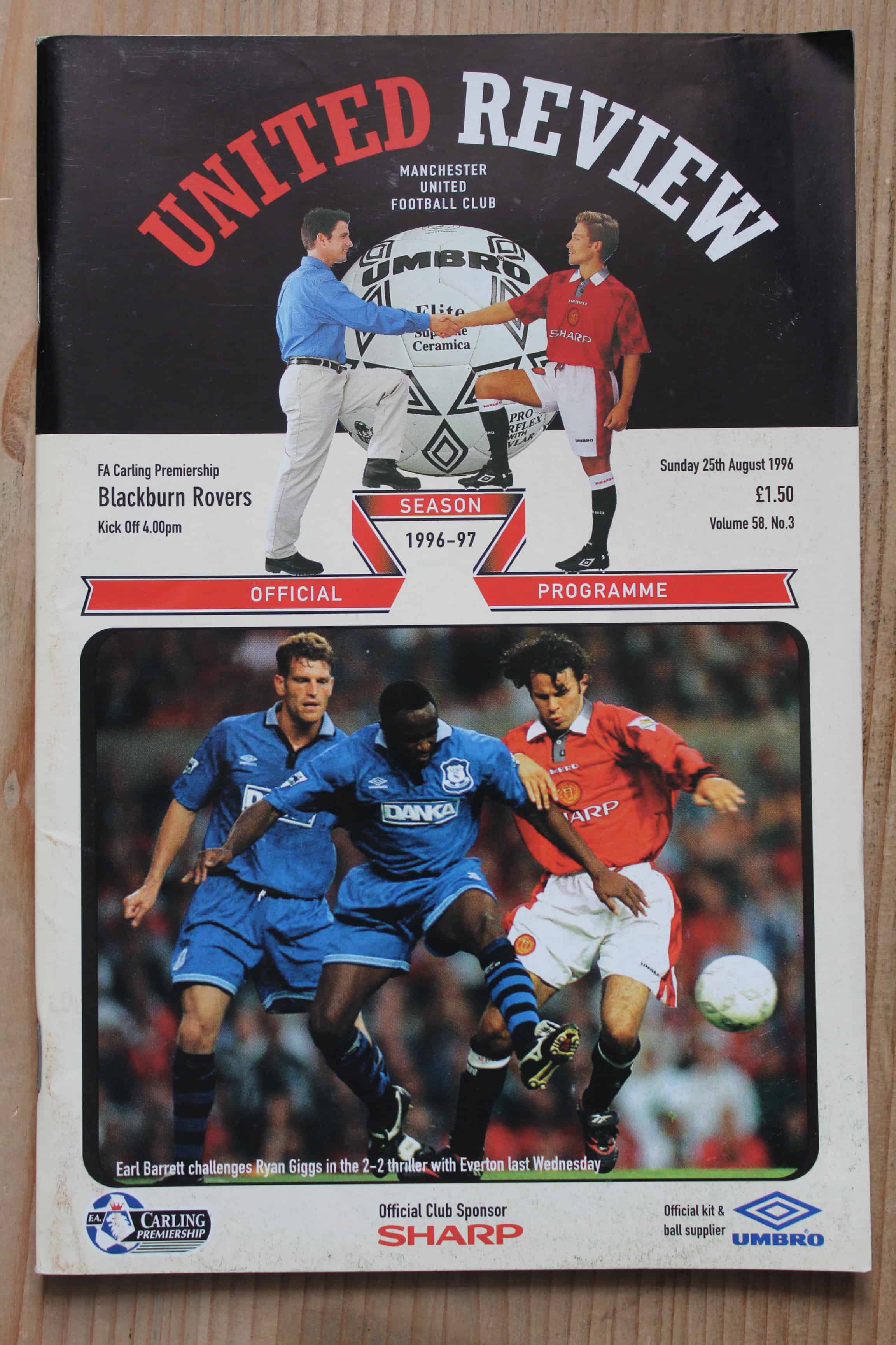 Manchester United FC v Blackburn Rovers FC