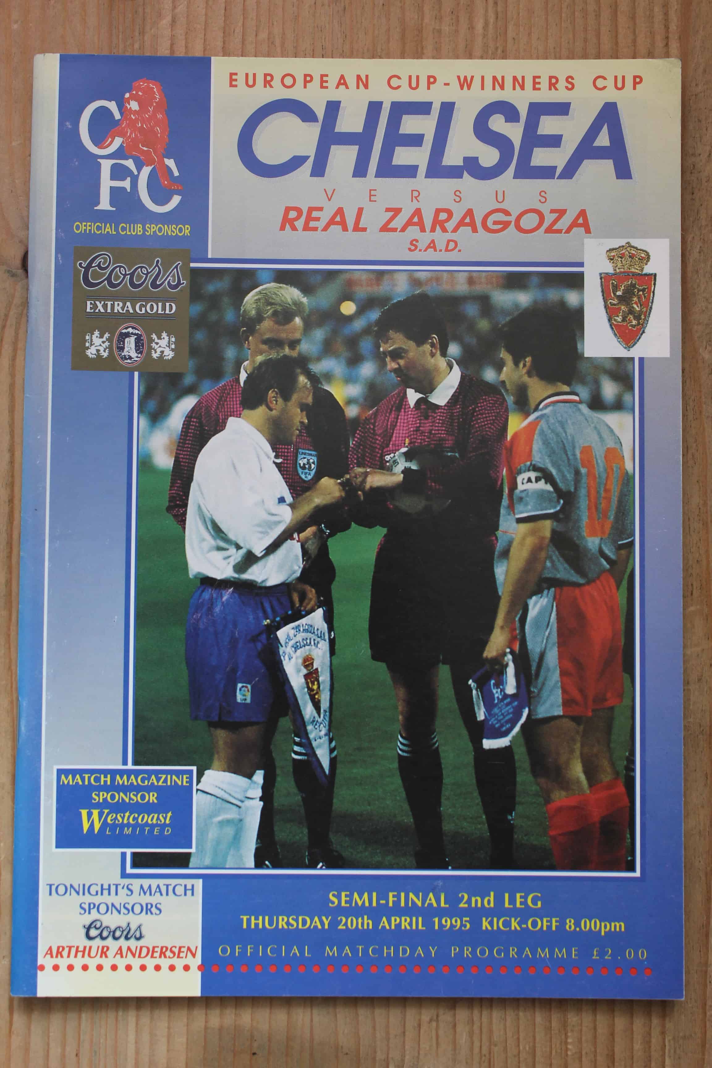 Chelsea FC v Real Zaragoza (Spain)