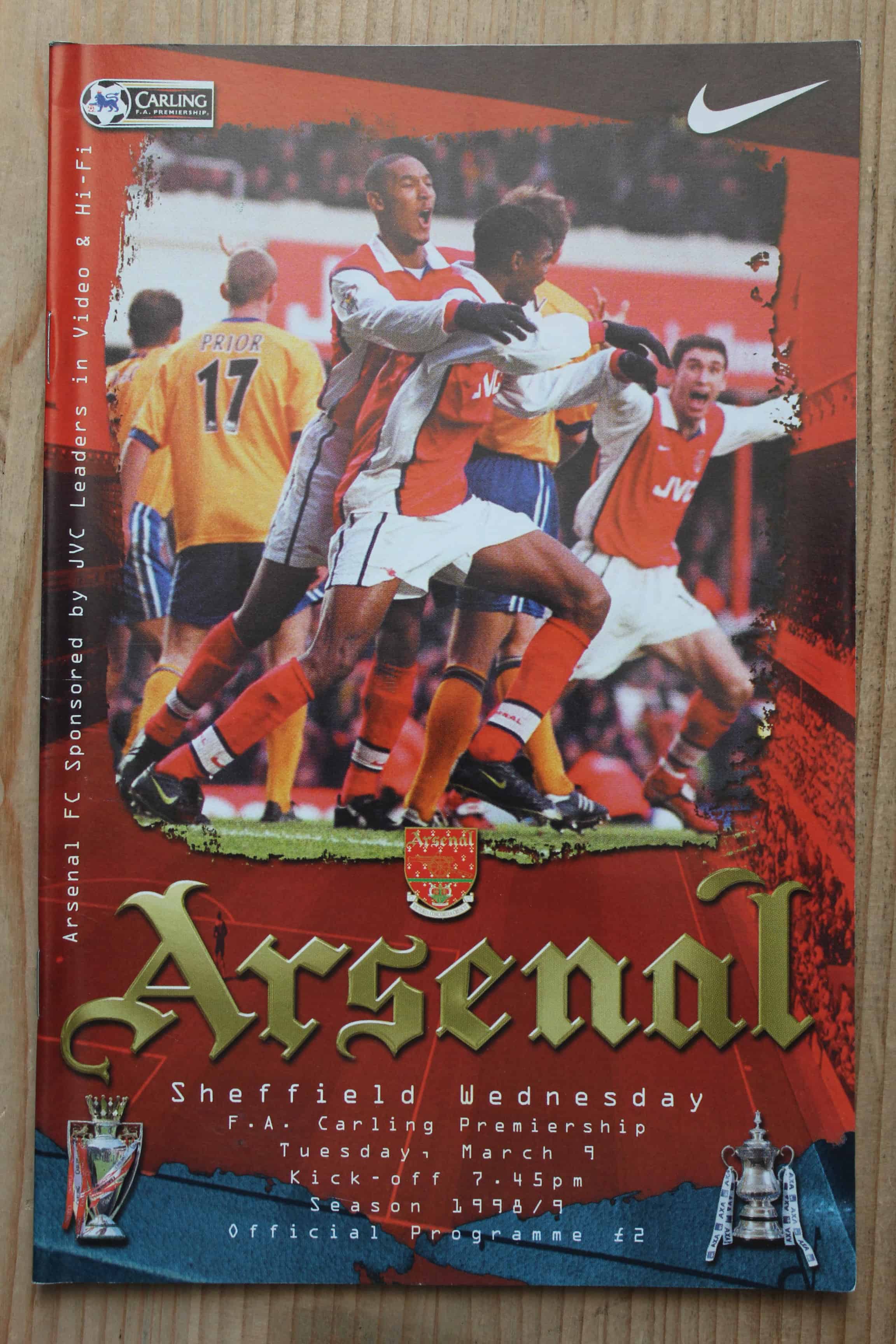 Arsenal FC v Sheffield Wednesday FC 