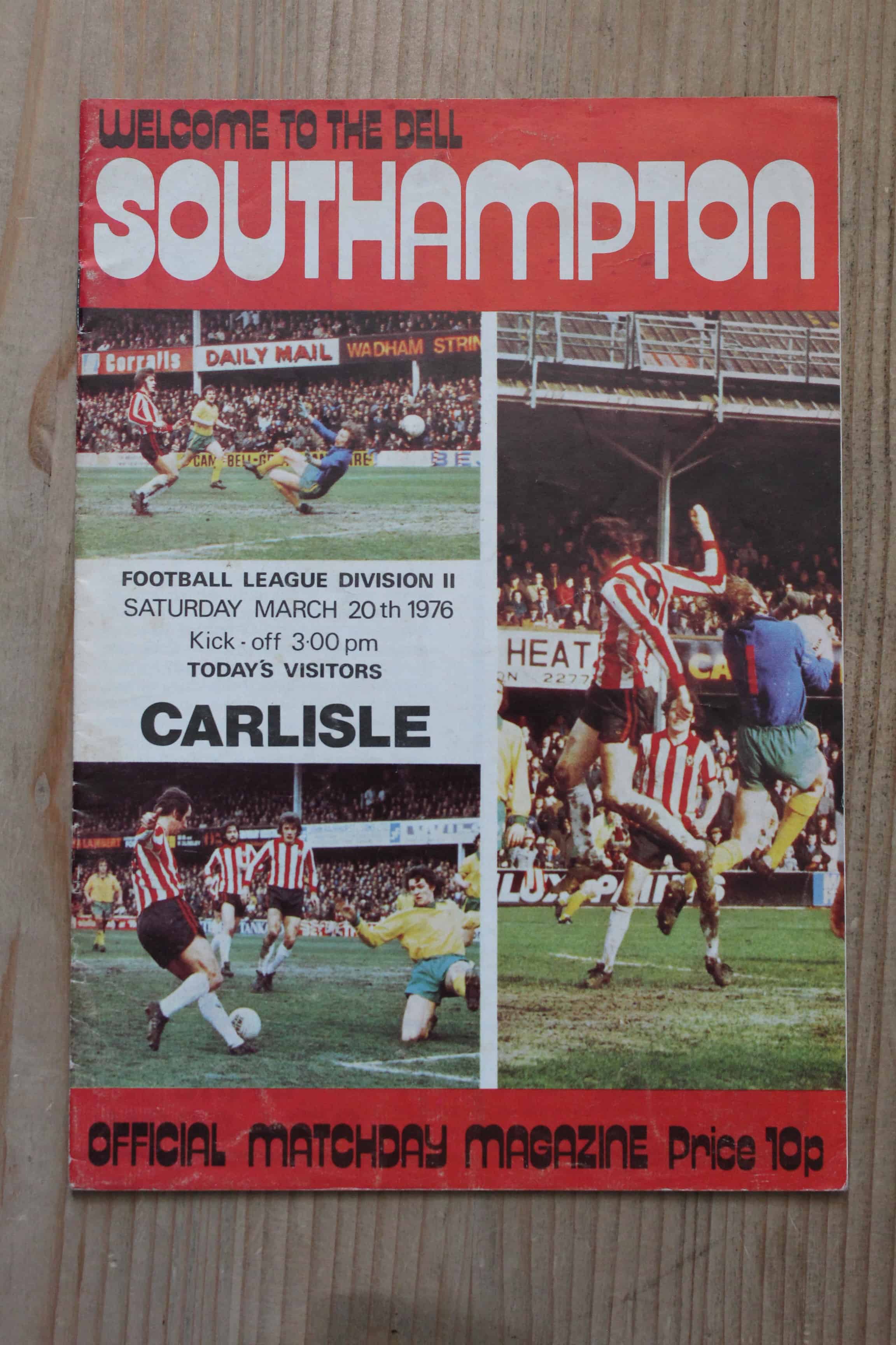 Southampton FC v Carlisle United FC