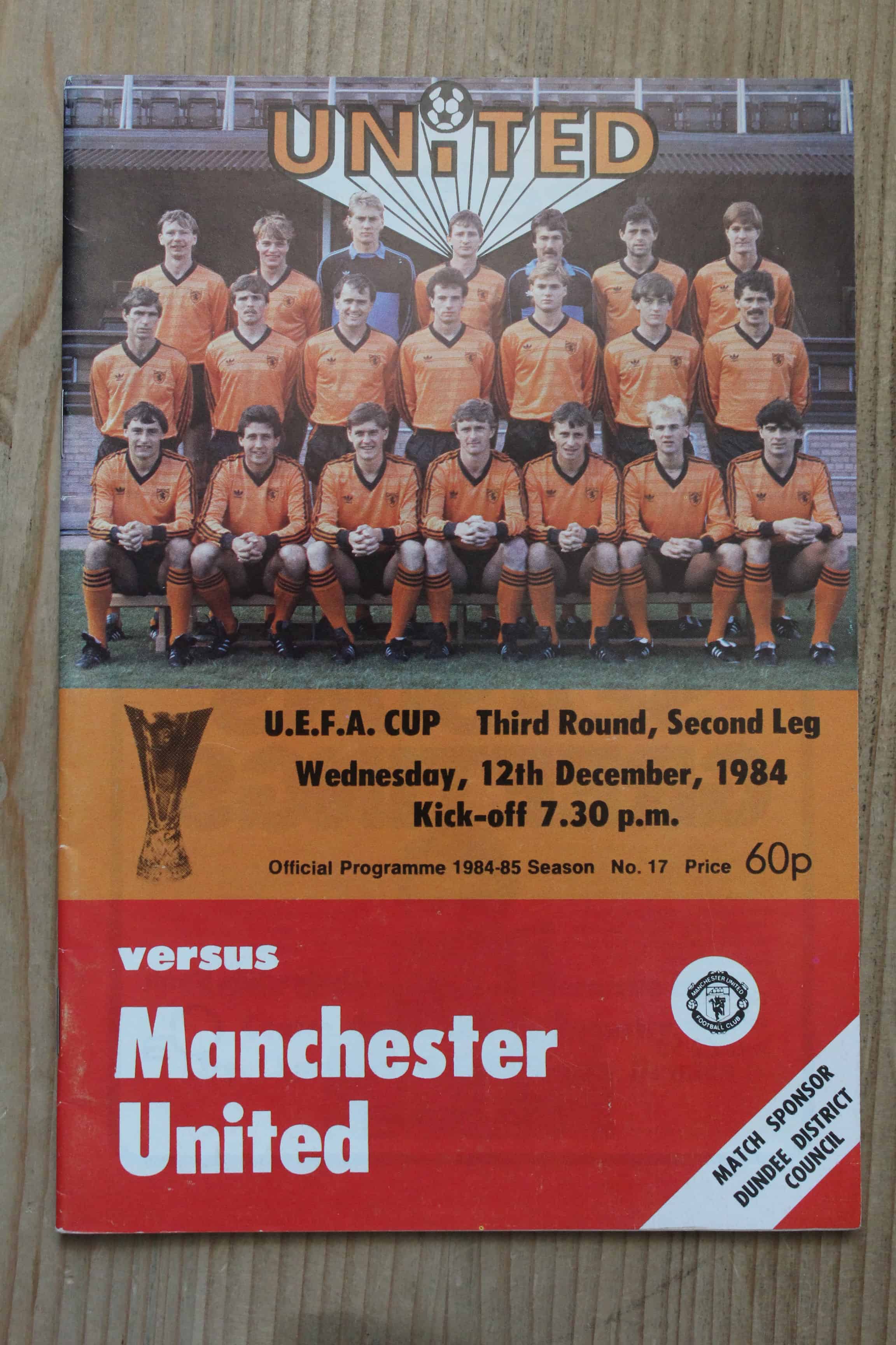 Dundee United FC v Manchester United FC