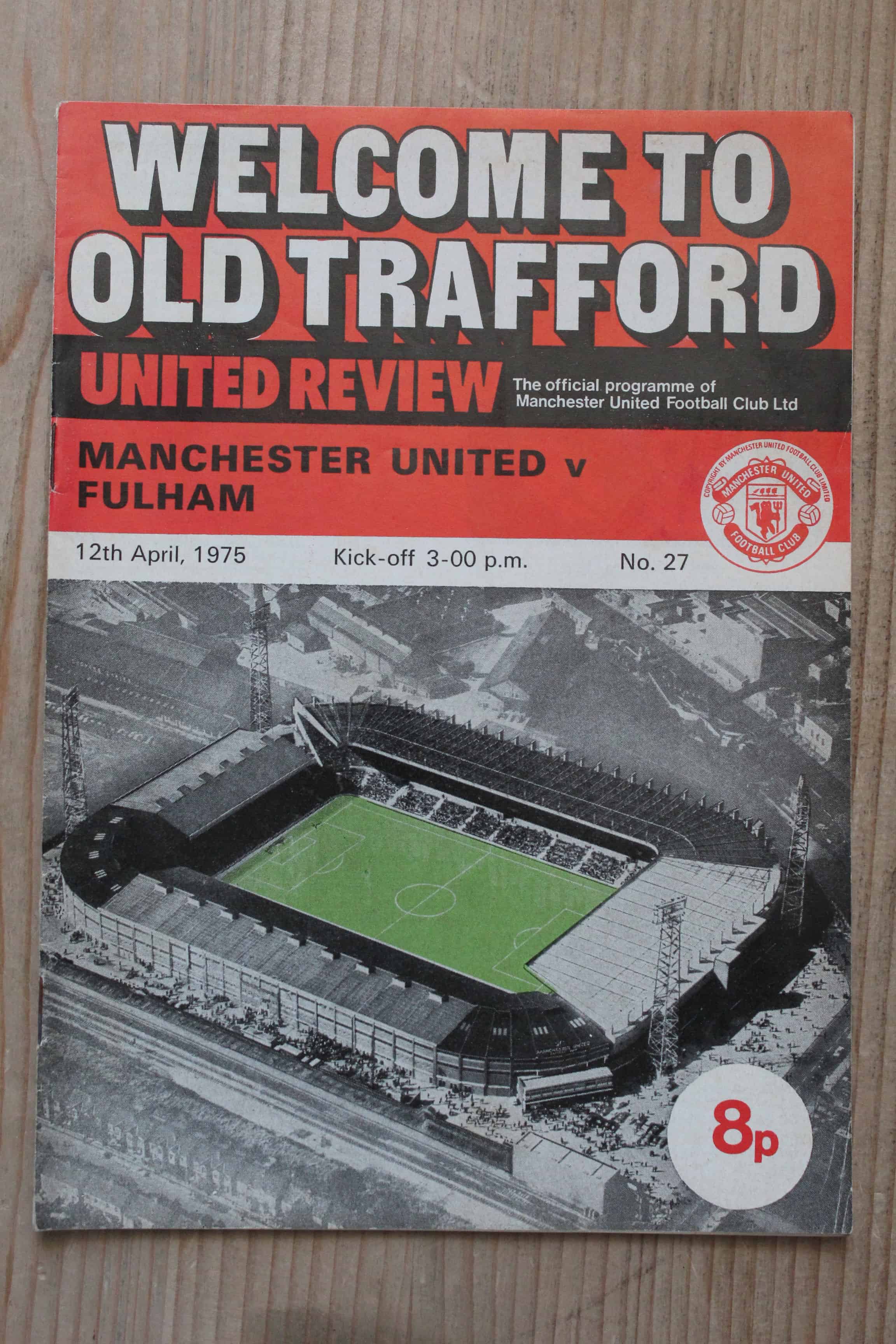 Manchester United FC v Fulham FC