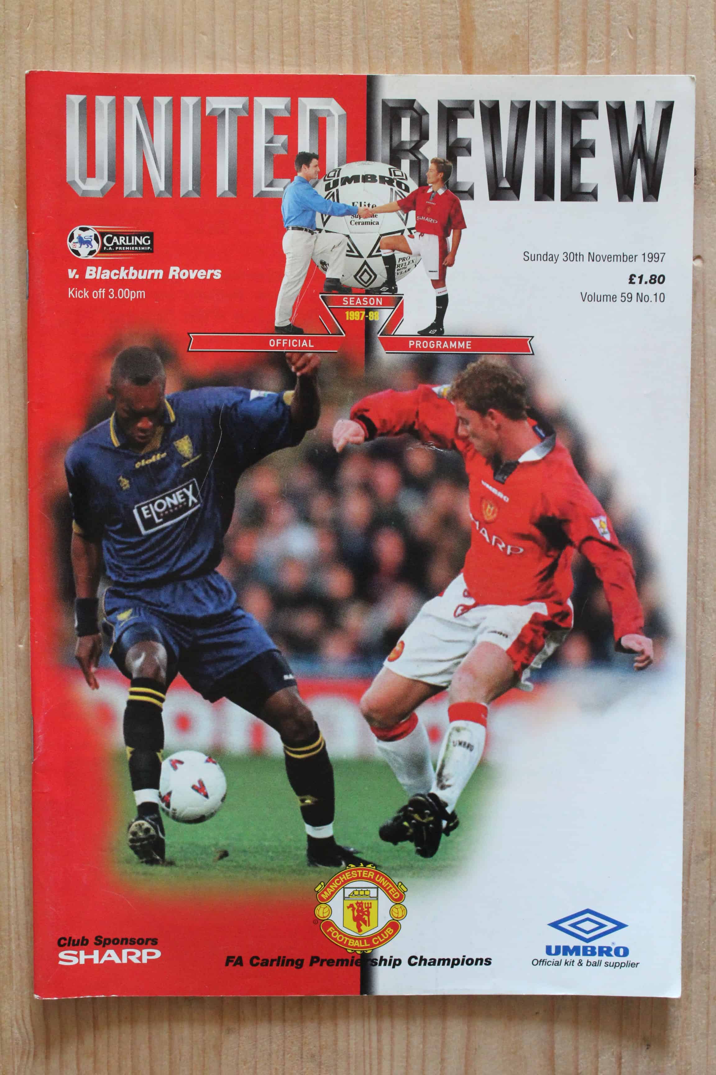 Manchester United FC v Blackburn Rovers FC