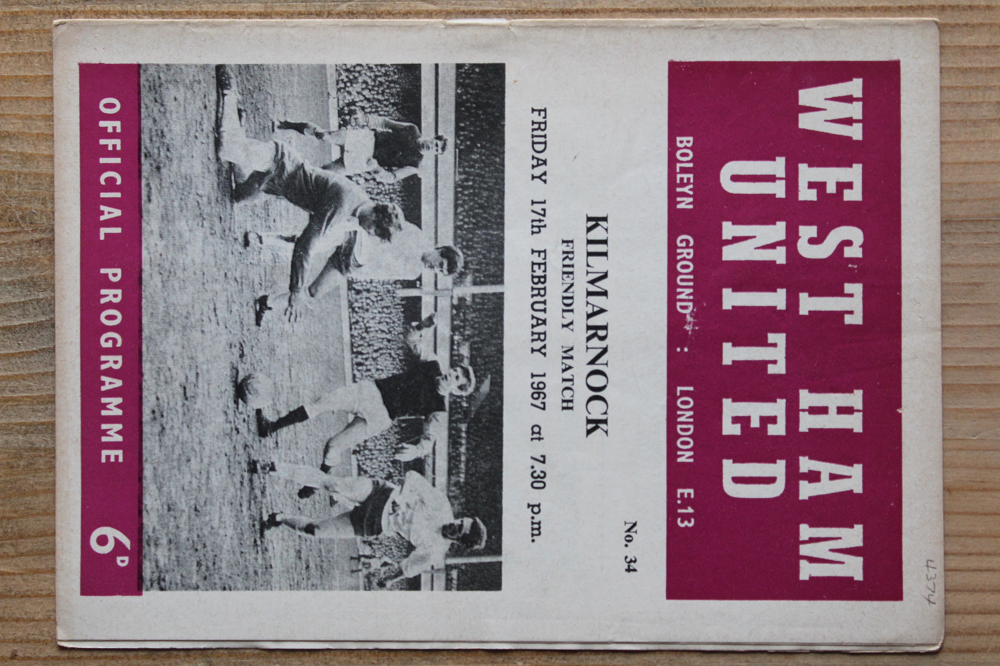West Ham United FC v Kilmarnock FC