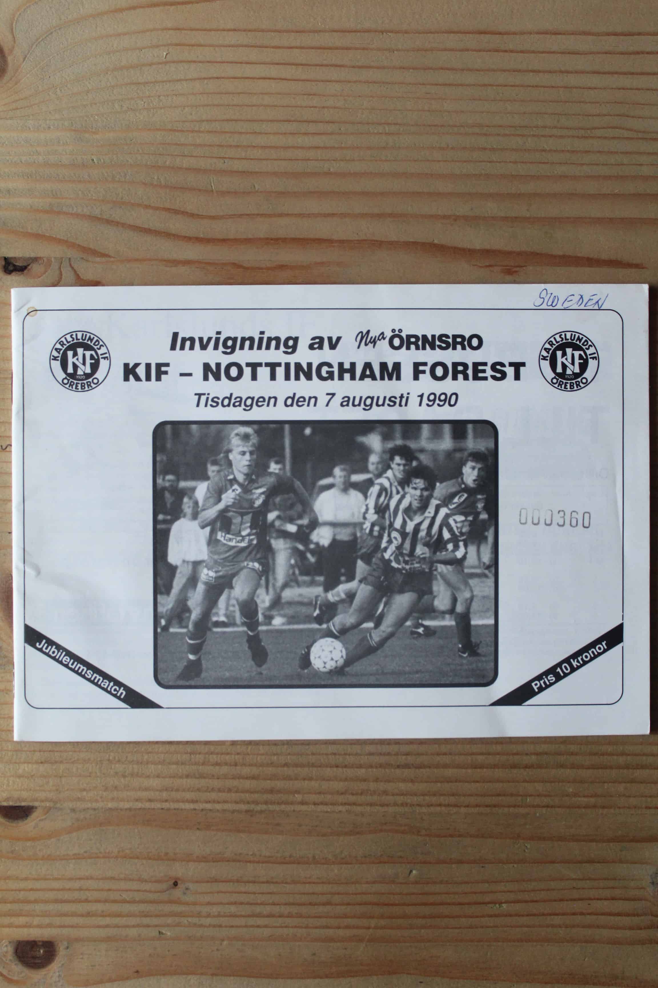 KIF v Nottingham Forest FC