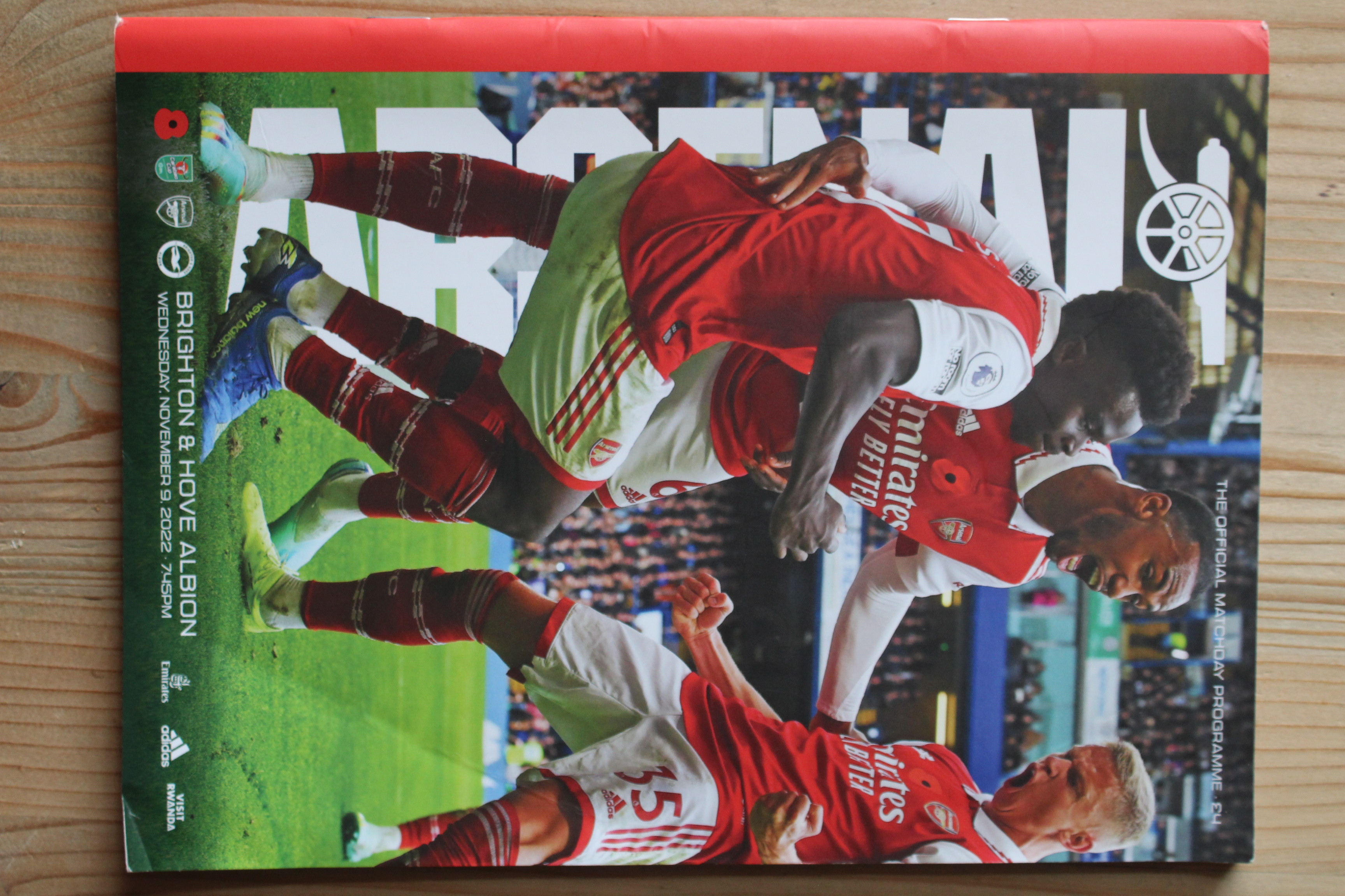 Arsenal FC v Brighton & Hove Albion FC