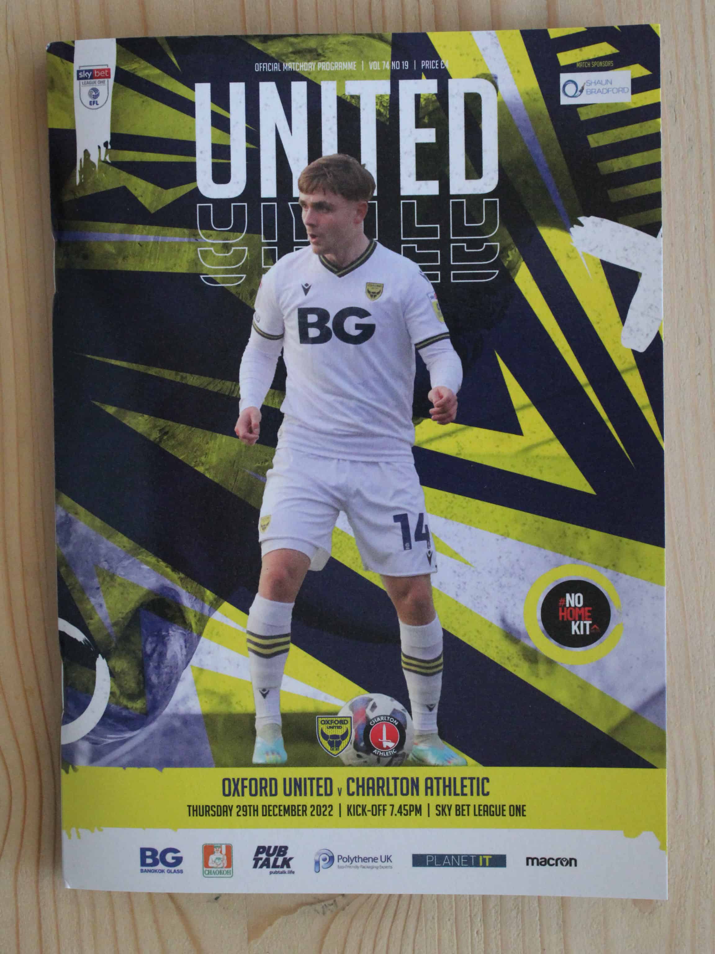 Oxford United FC v Charlton Athletic FC