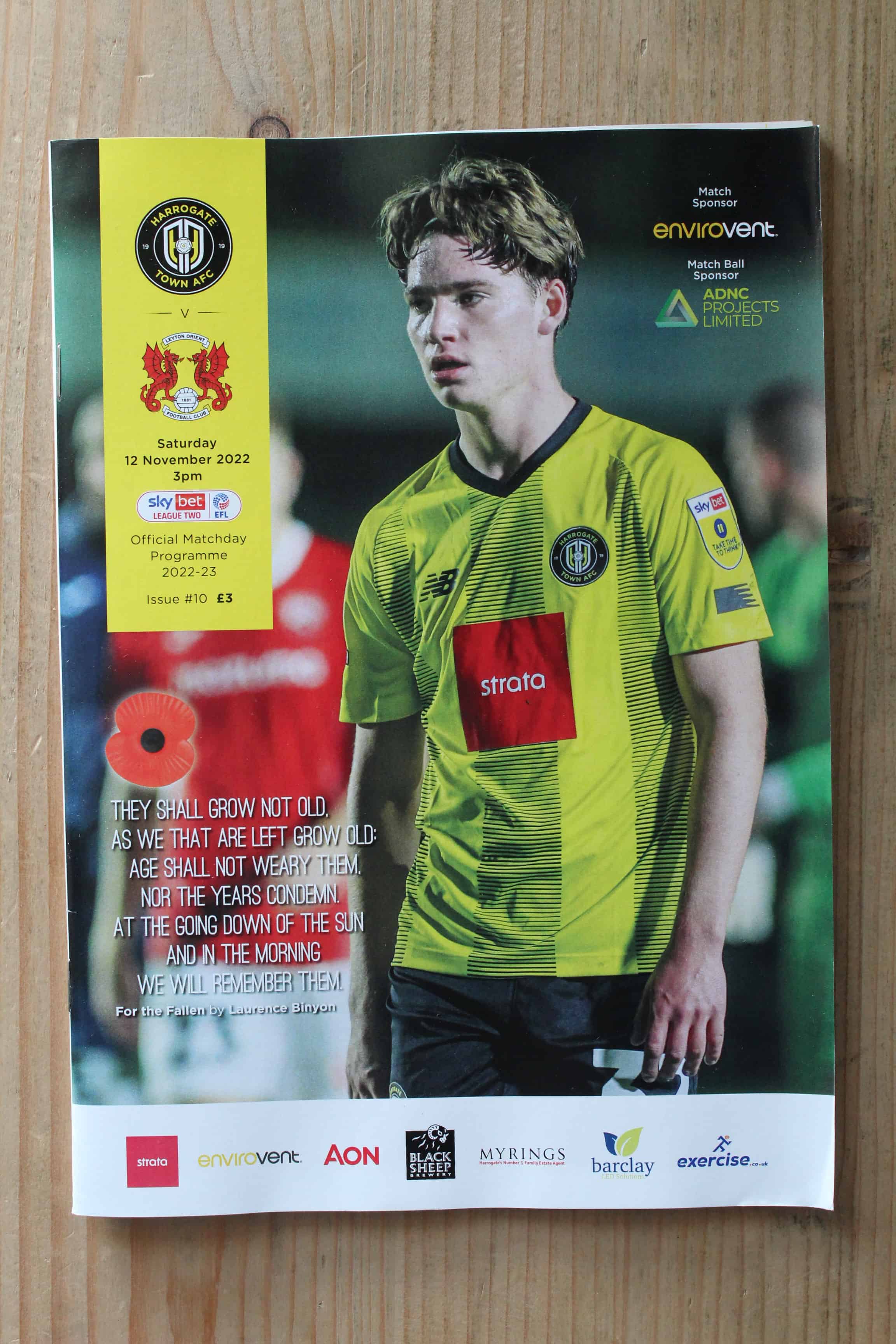 Harrogate Town  v Leyton Orient FC