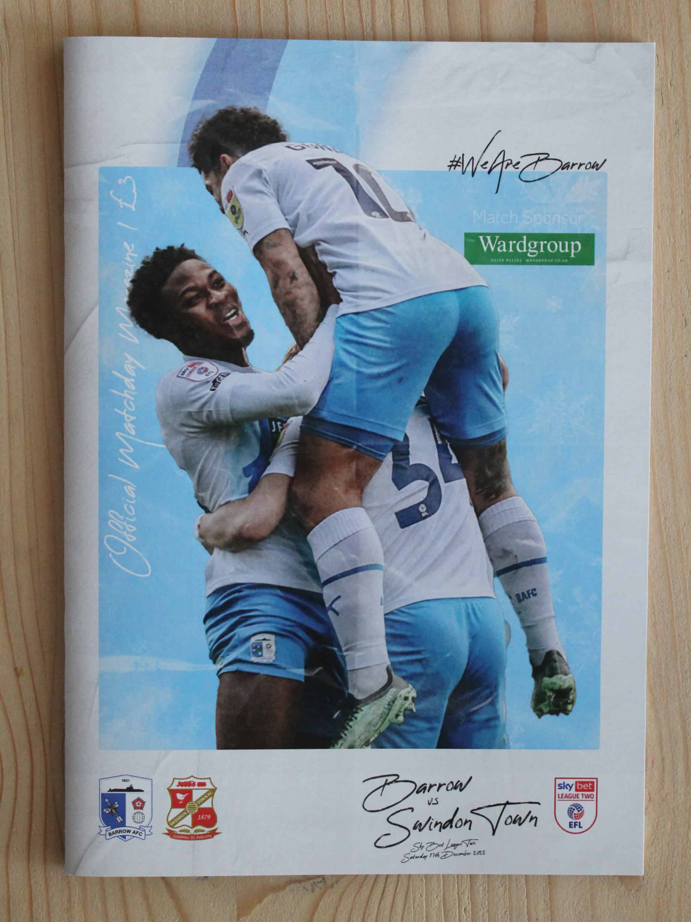 Barrow AFC v Swindon Town FC