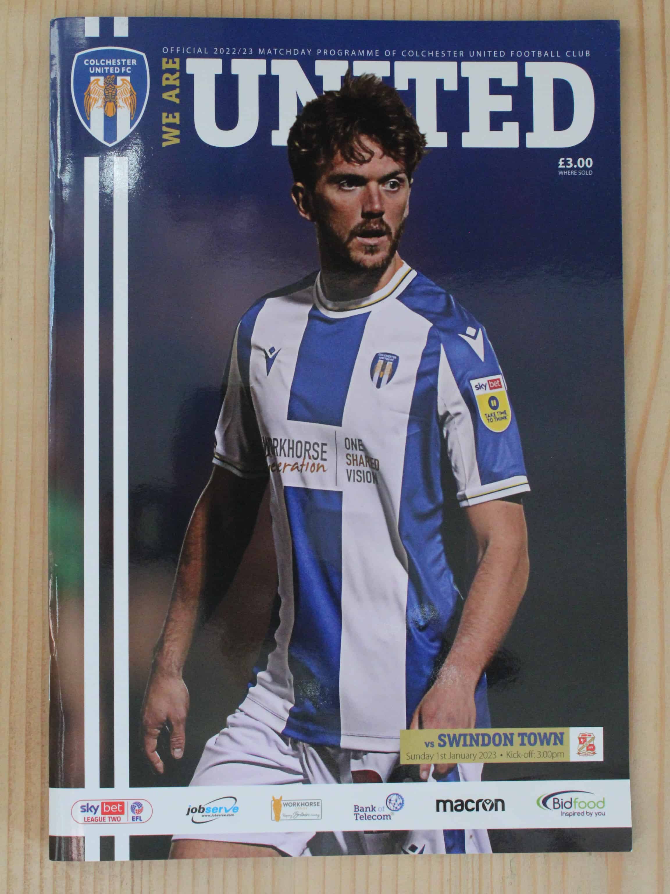 Colchester United FC v Swindon Town FC