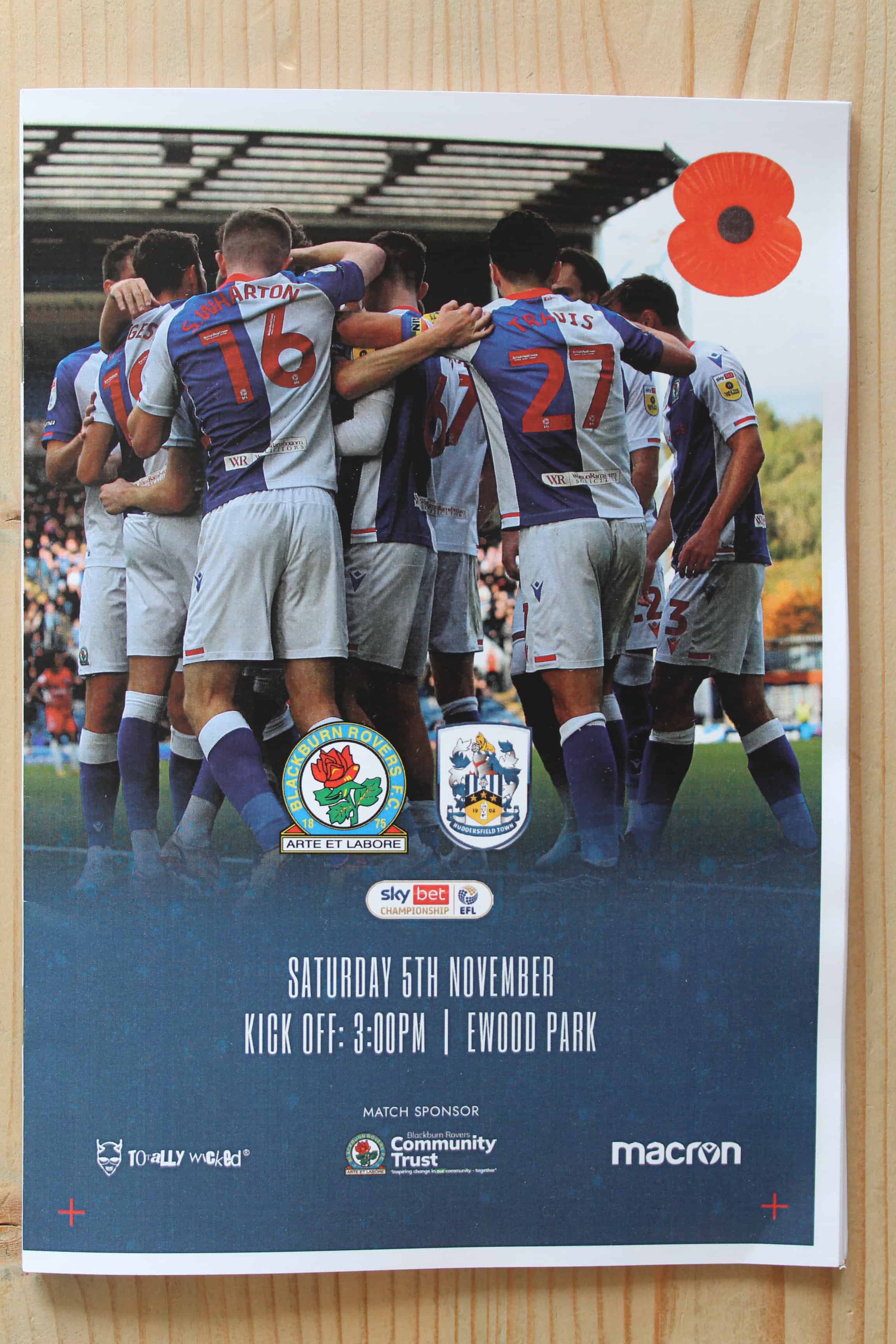Blackburn Rovers FC v Huddersfield Town FC