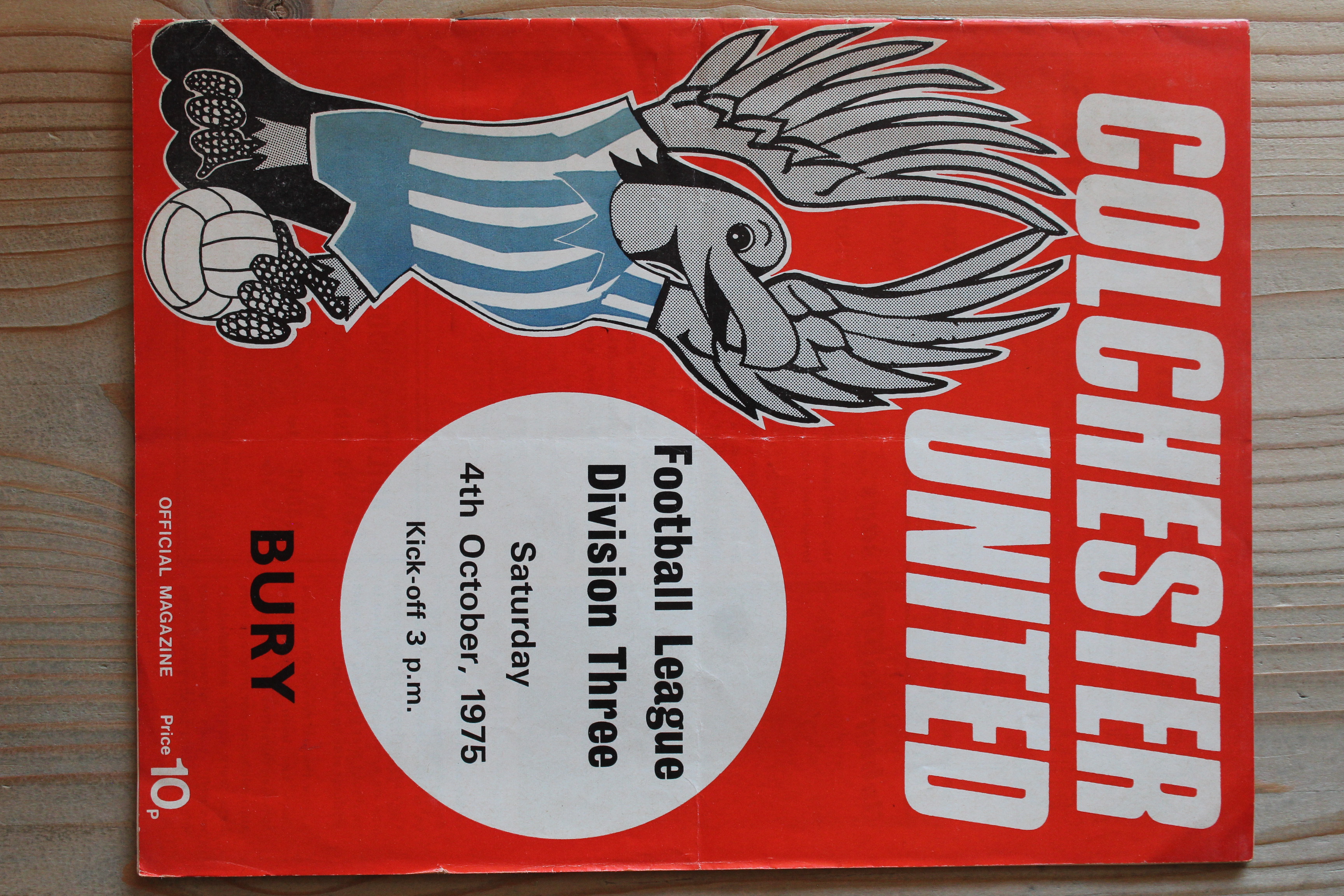 Colchester United FC v Bury FC