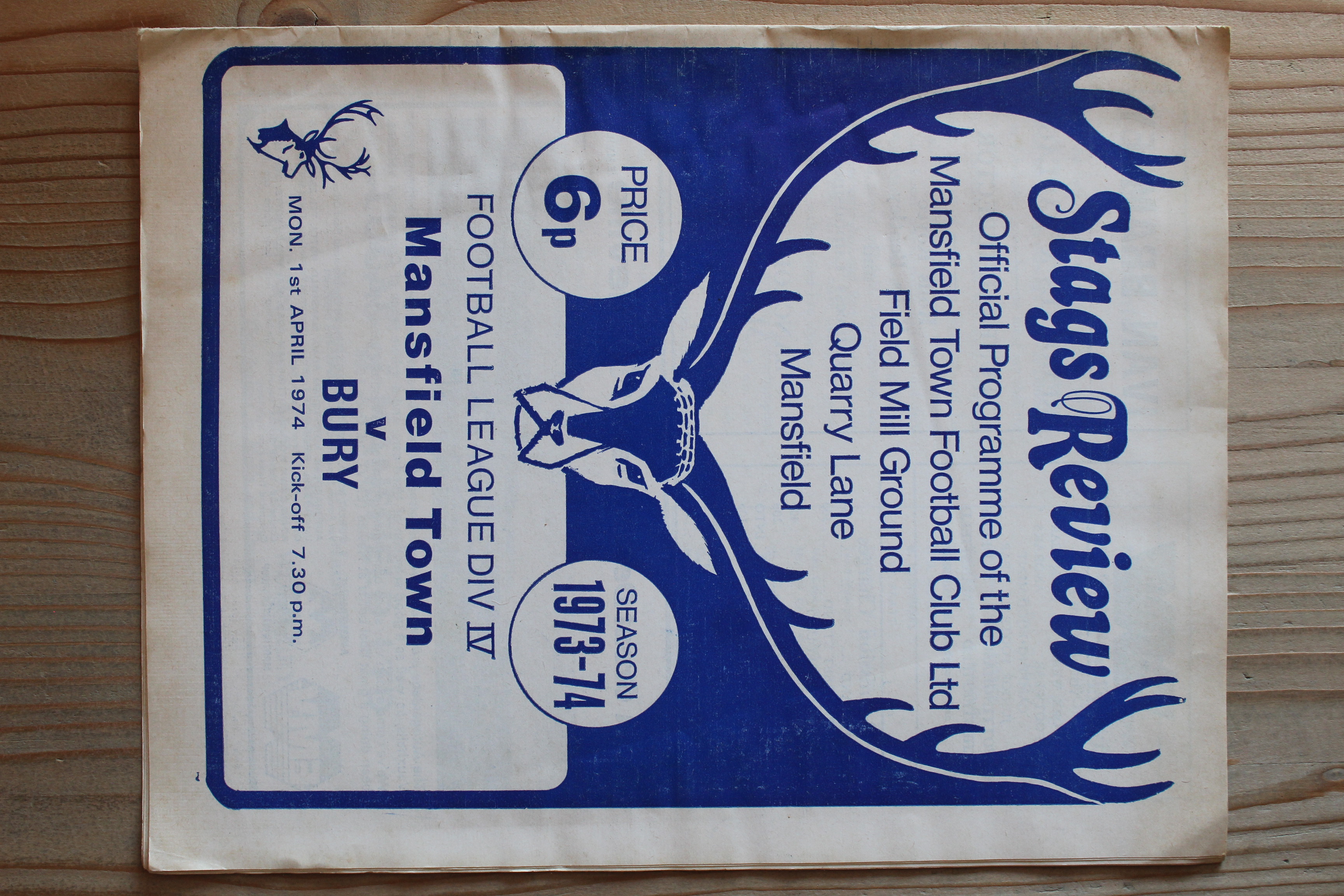 Mansfield Town FC v Bury FC