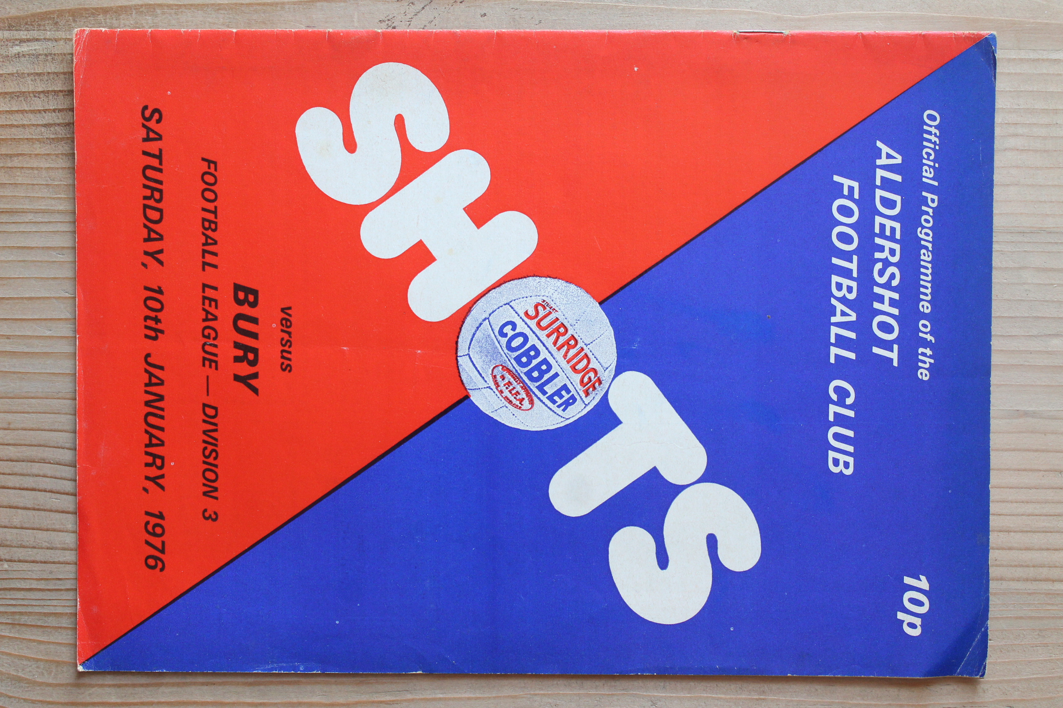 Aldershot F.C v Bury FC