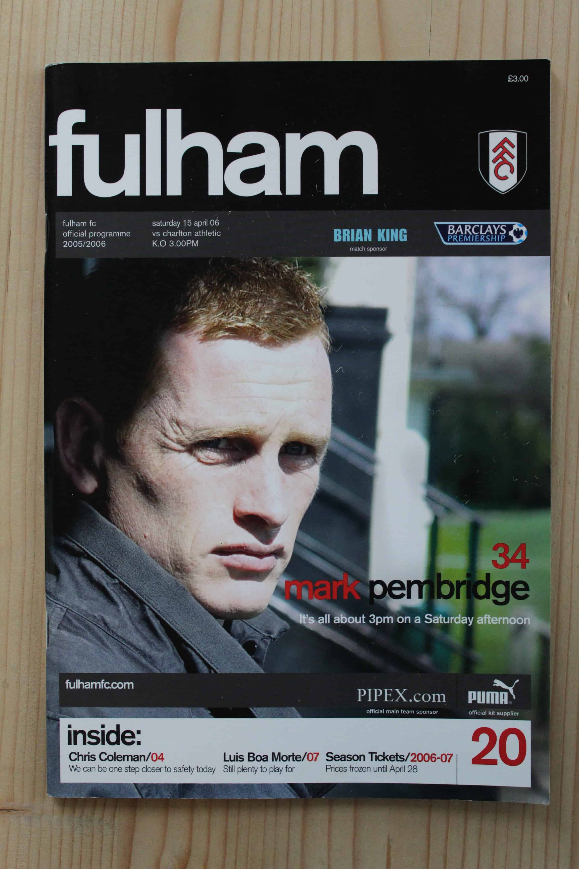 Fulham FC v Charlton Athletic FC