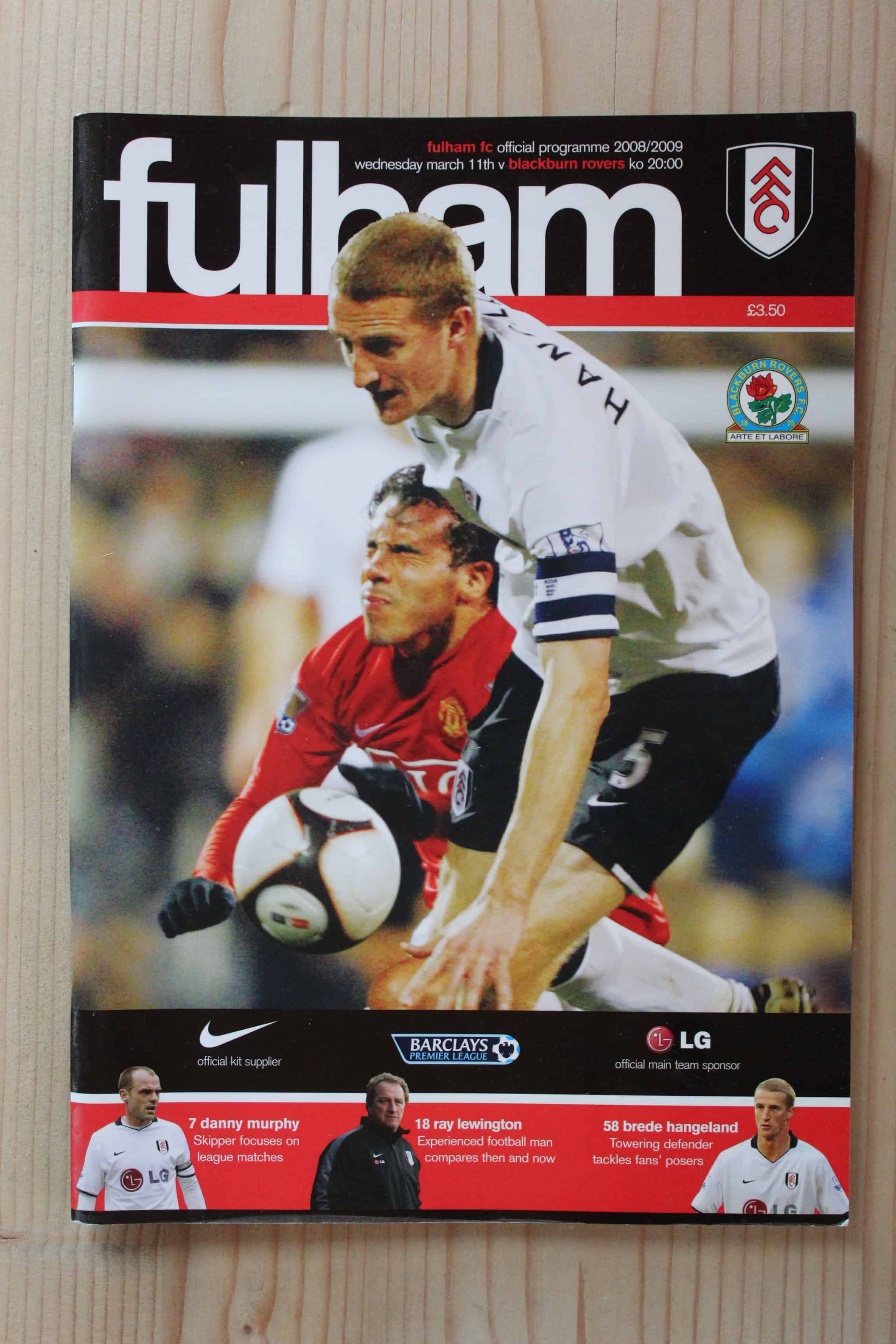 Fulham FC v Blackburn Rovers FC