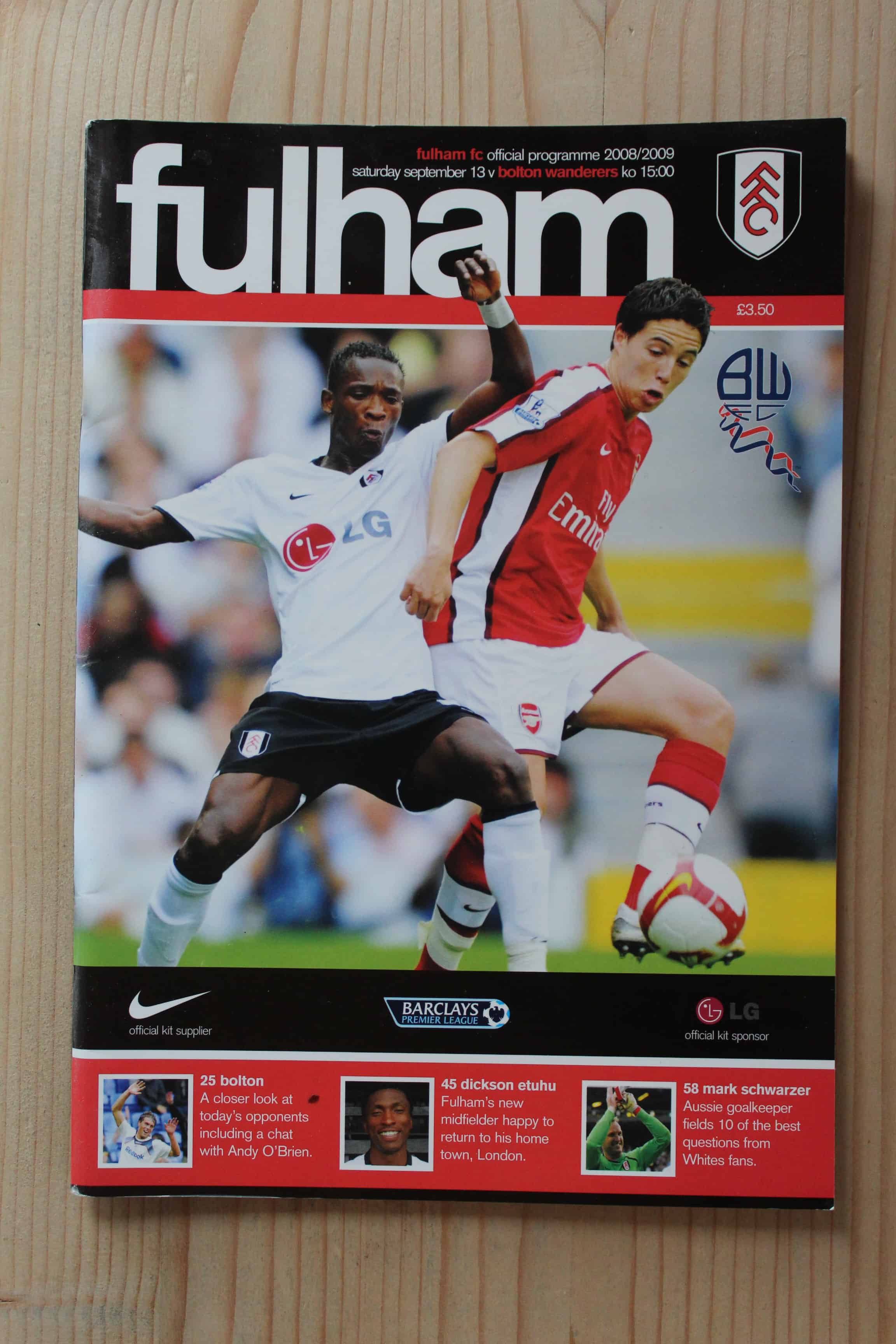 Fulham FC v Bolton Wanderers FC