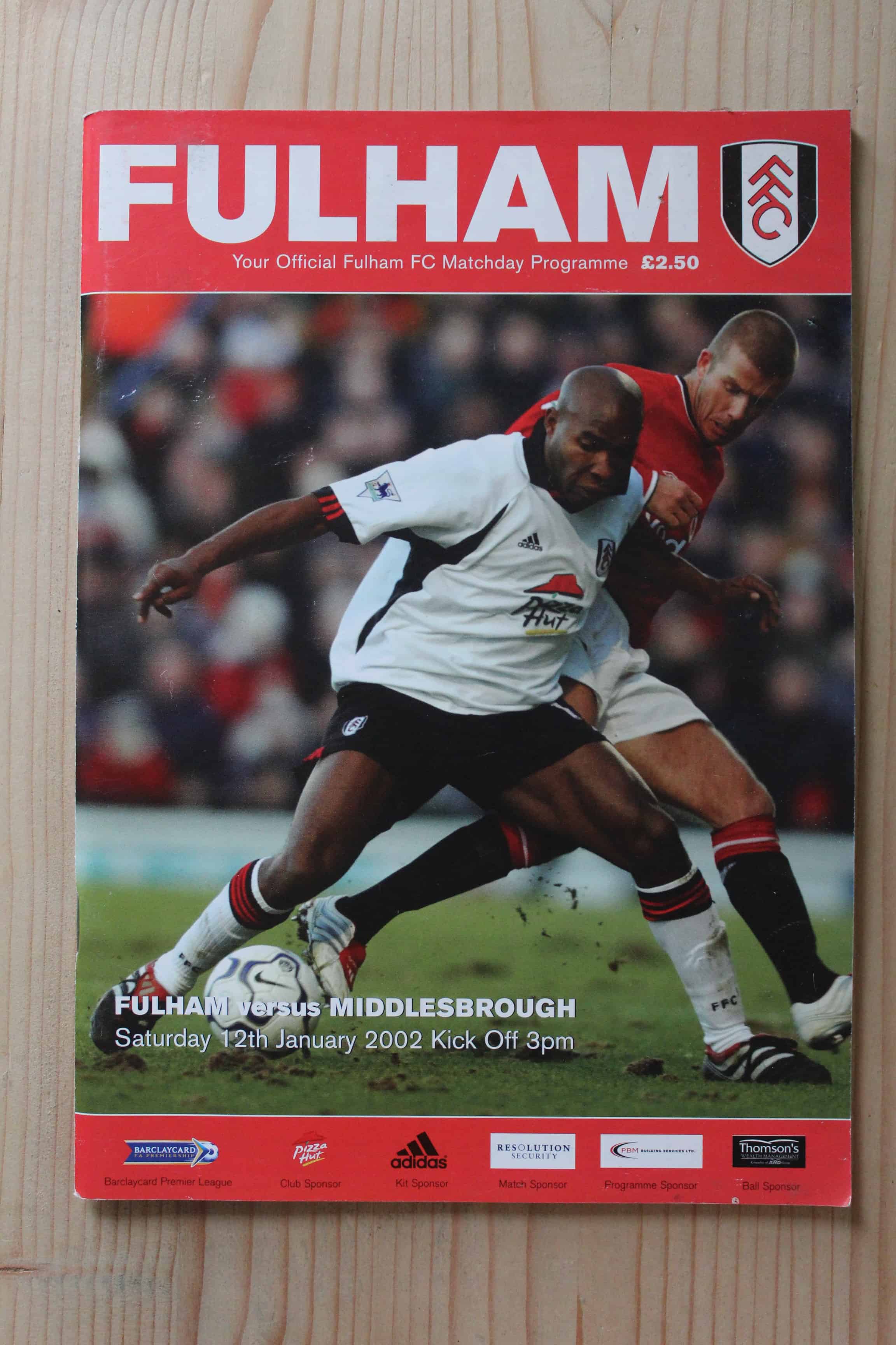 Fulham FC v Middlesbrough FC