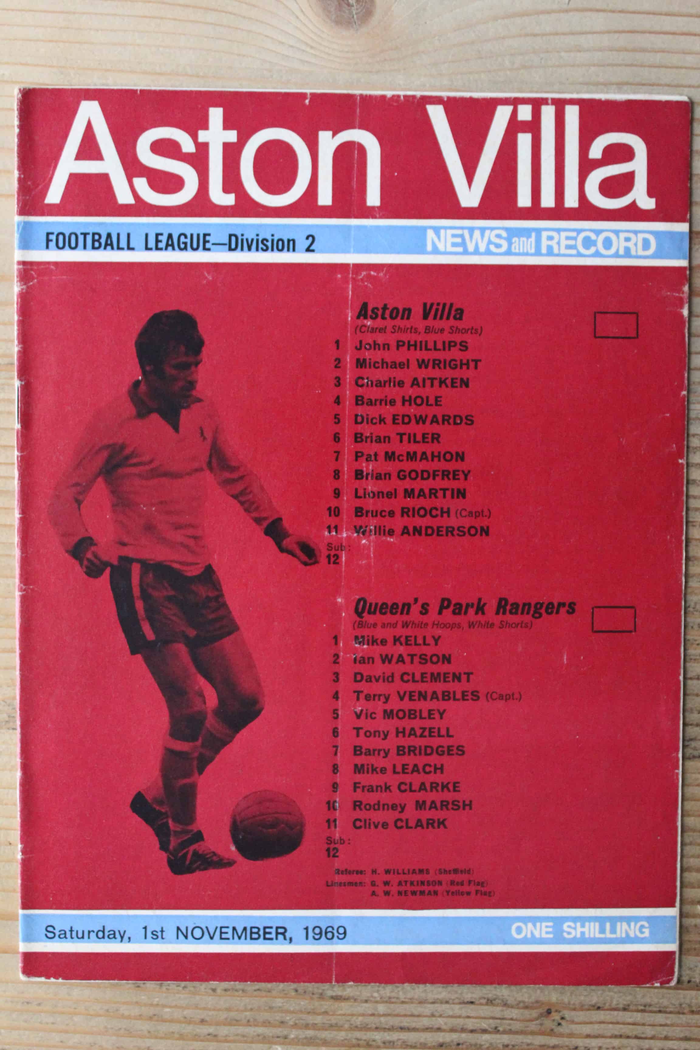 Aston Villa FC v Queens Park Rangers FC