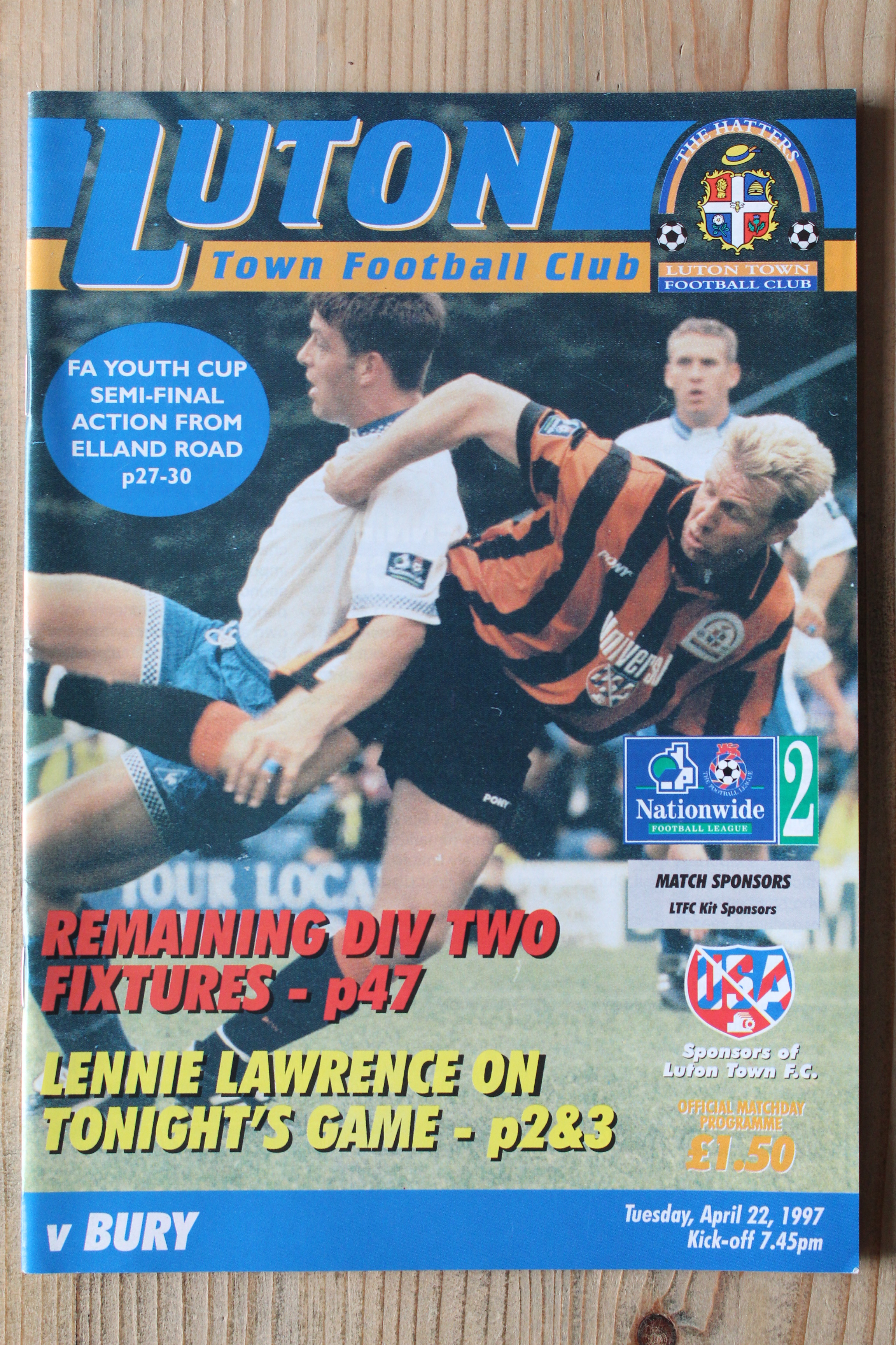 Luton Town FC v Bury FC