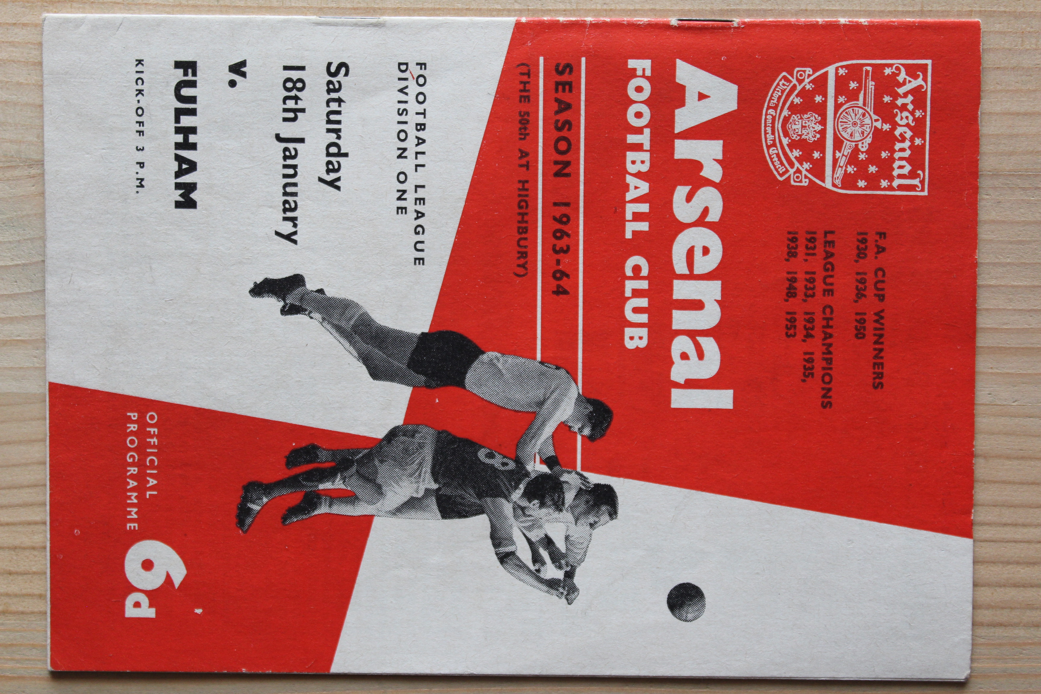 Arsenal FC v Fulham FC