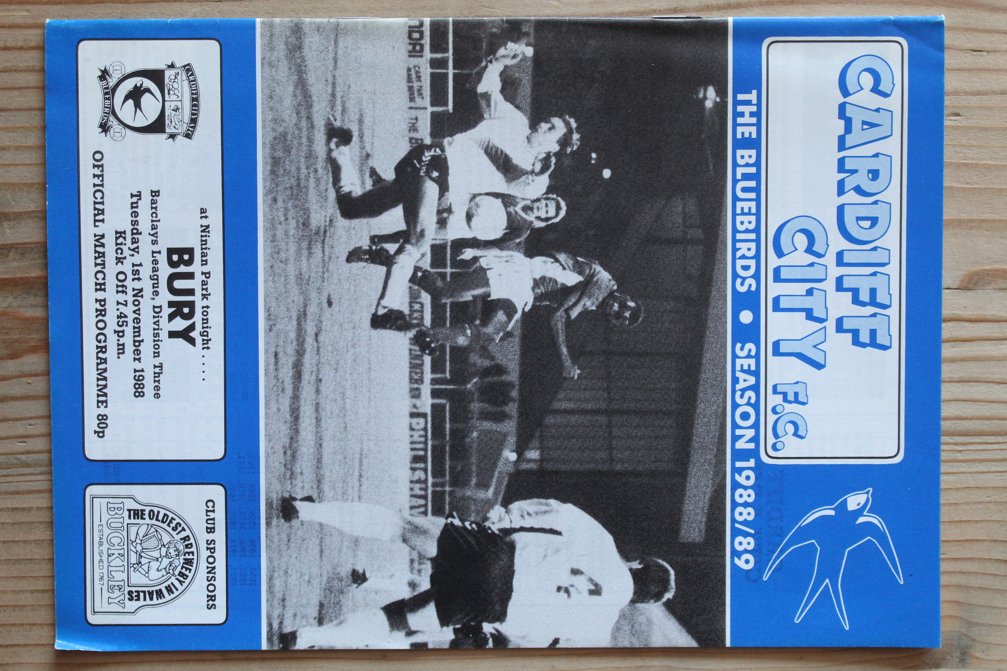 Cardiff City FC v Bury FC