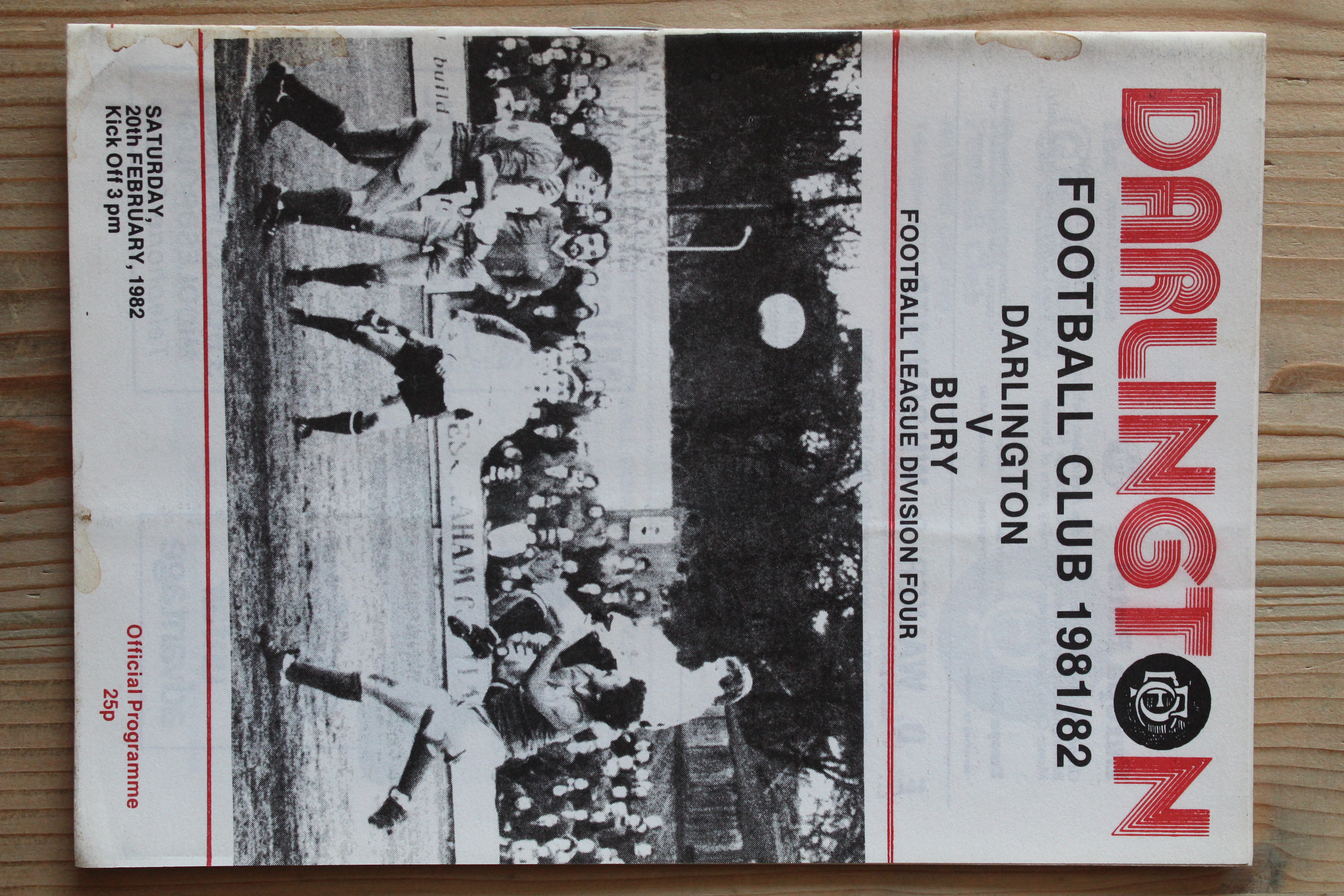 Darlington FC v Bury FC