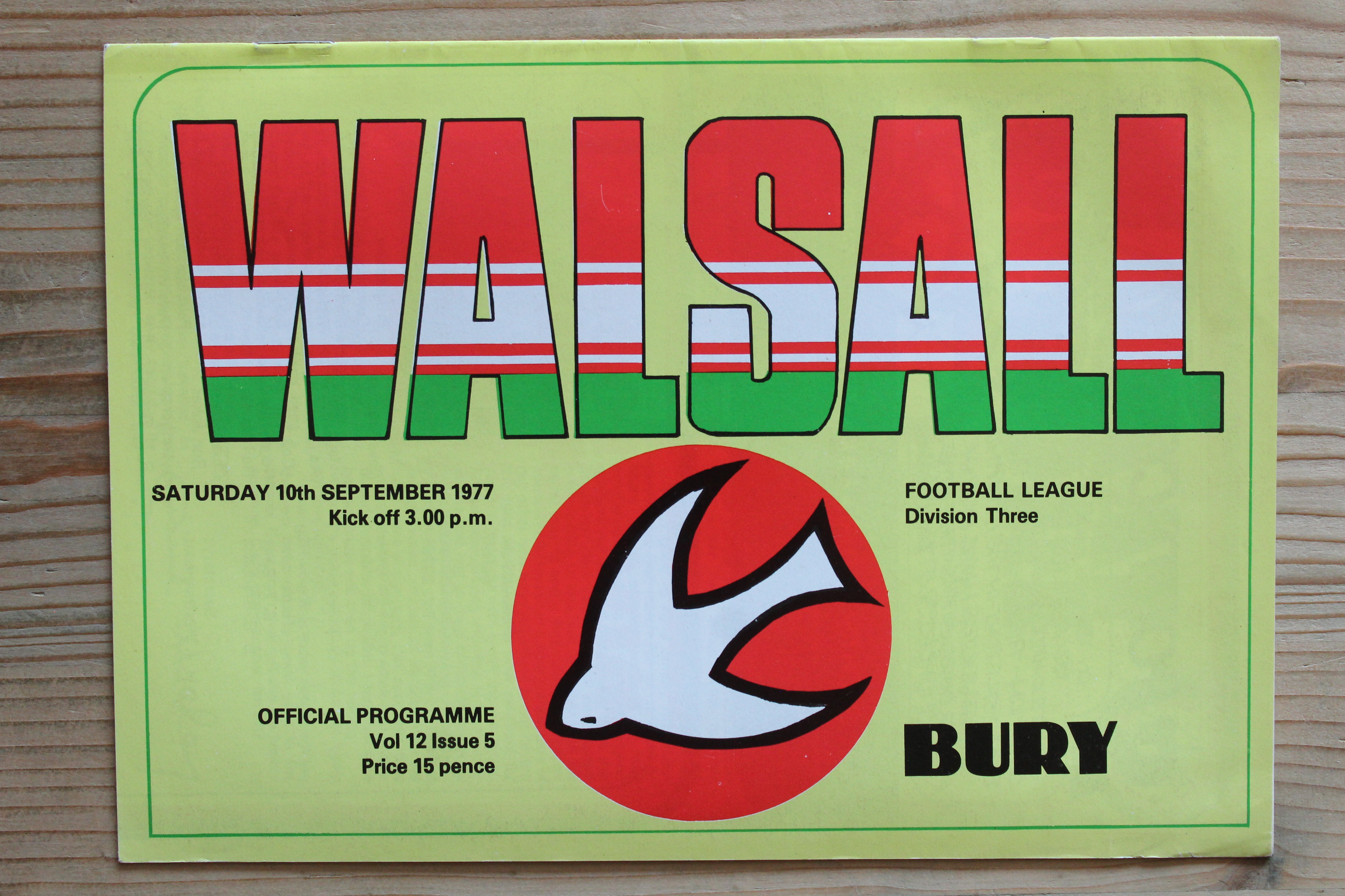 Walsall FC v Bury FC