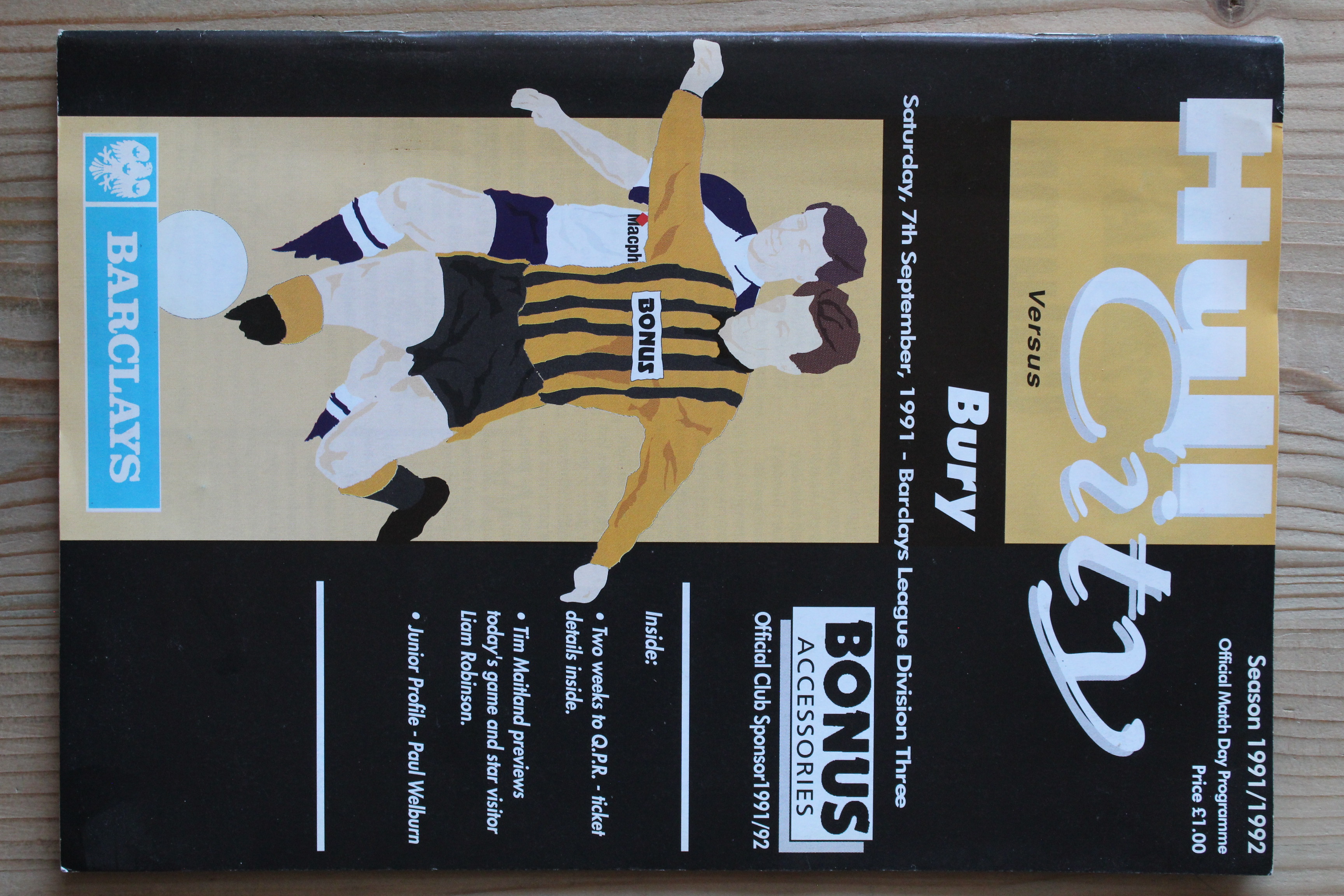 Hull City FC v Bury FC