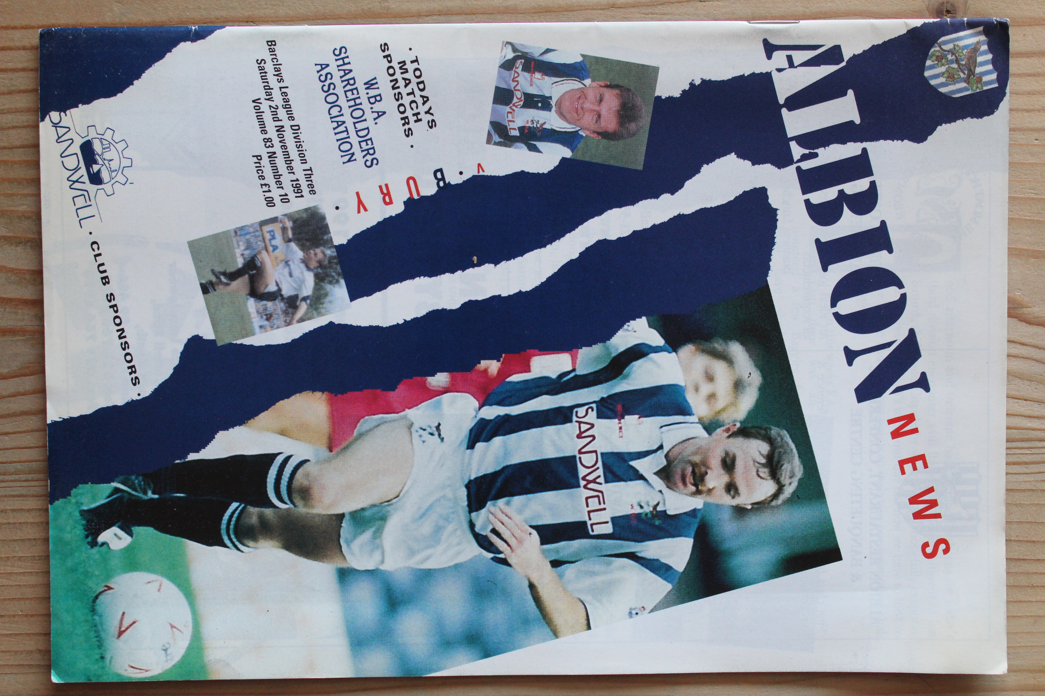 West Bromwich Albion FC  v Bury FC