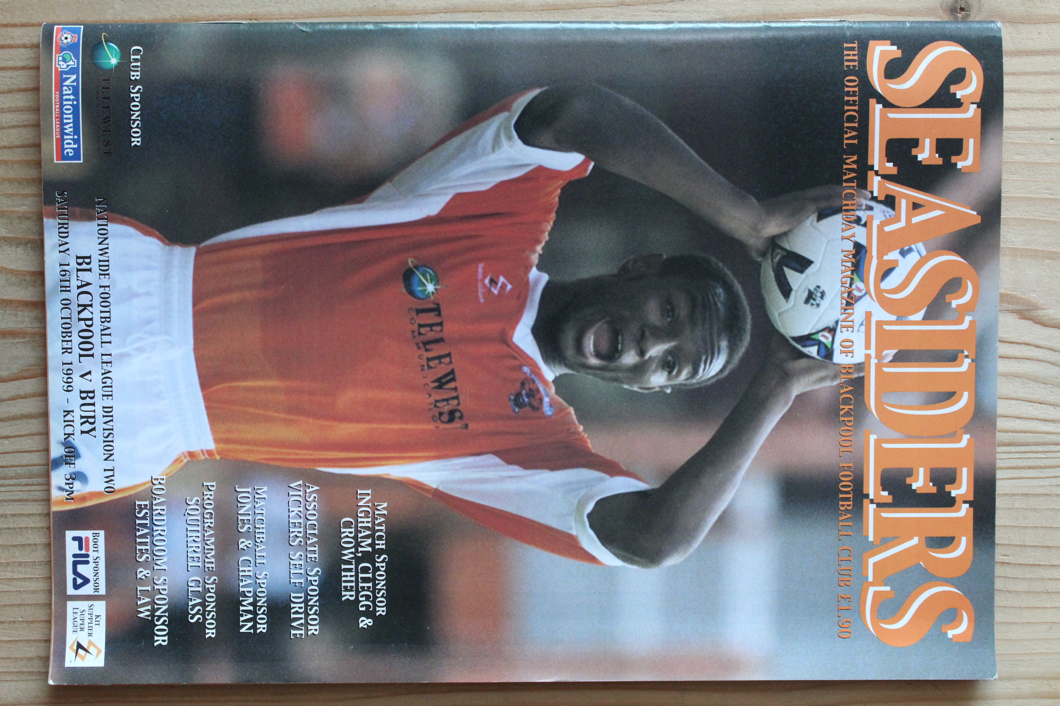 Blackpool FC v Bury FC