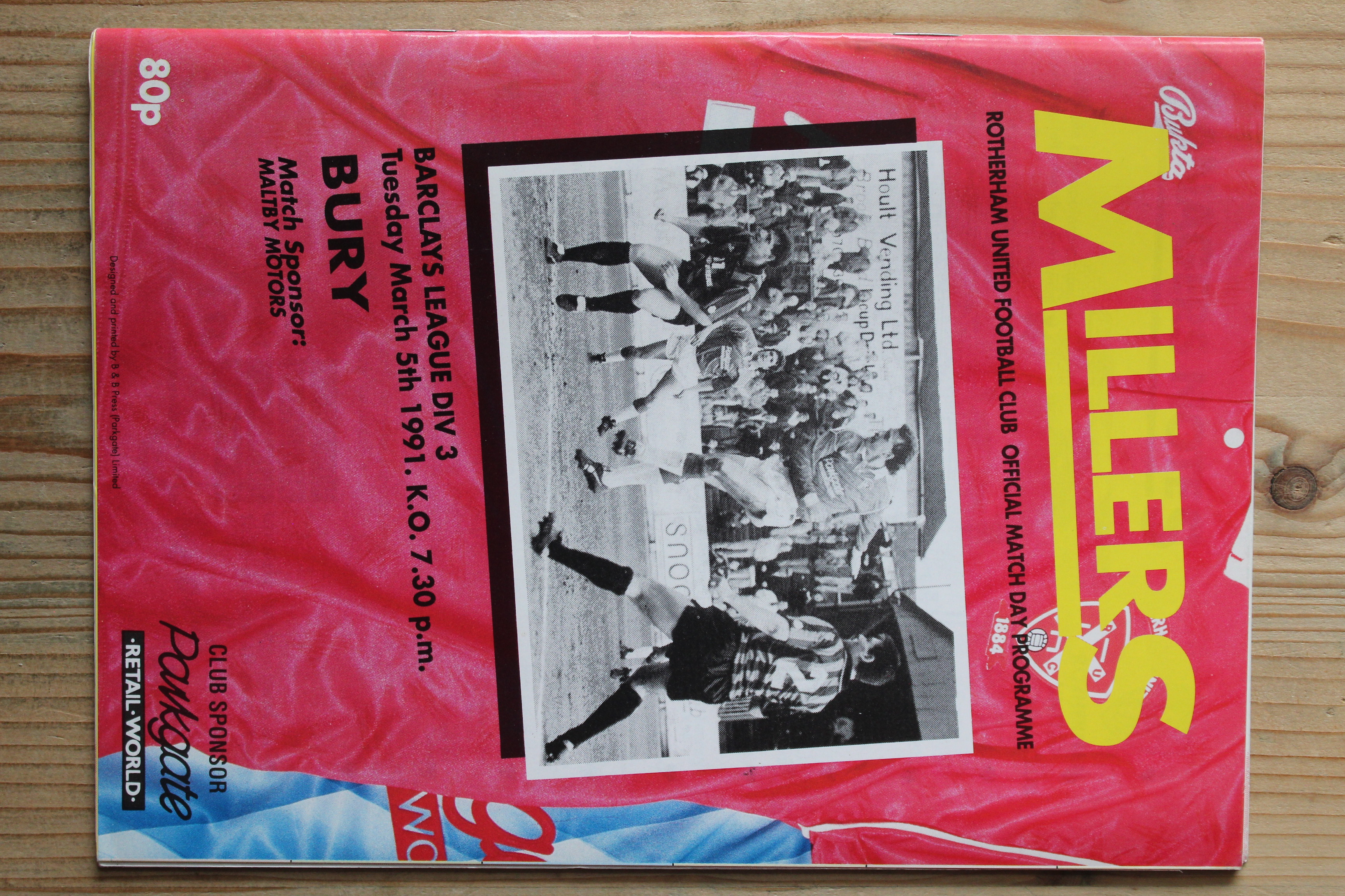 Rotherham United FC v Bury FC